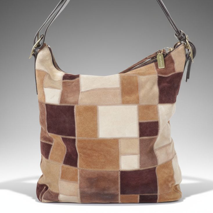 Coach Legacy Patchwork Suede Hobo Bag