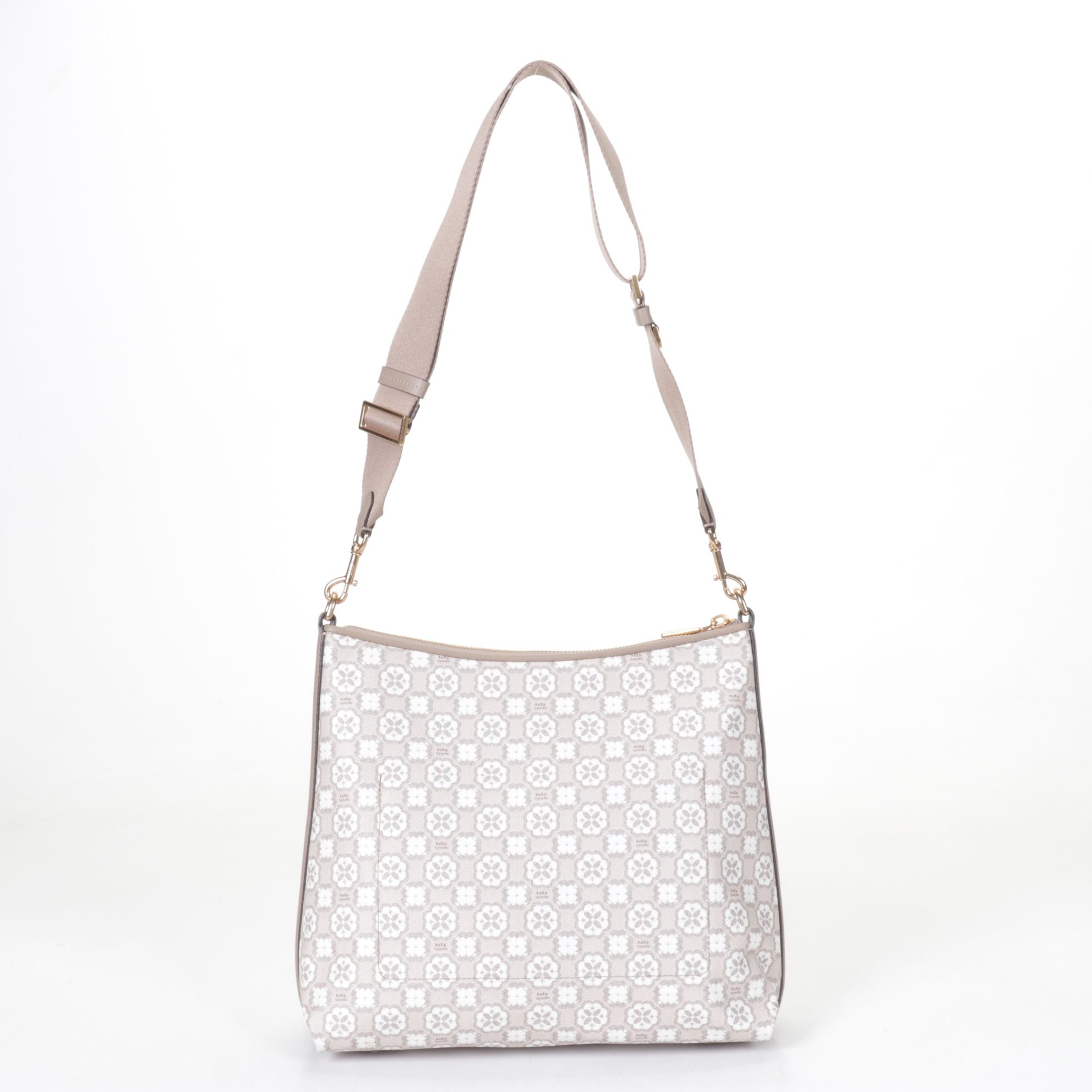 Kate Spade Flower Coated Canvas Medium Messenger Bag