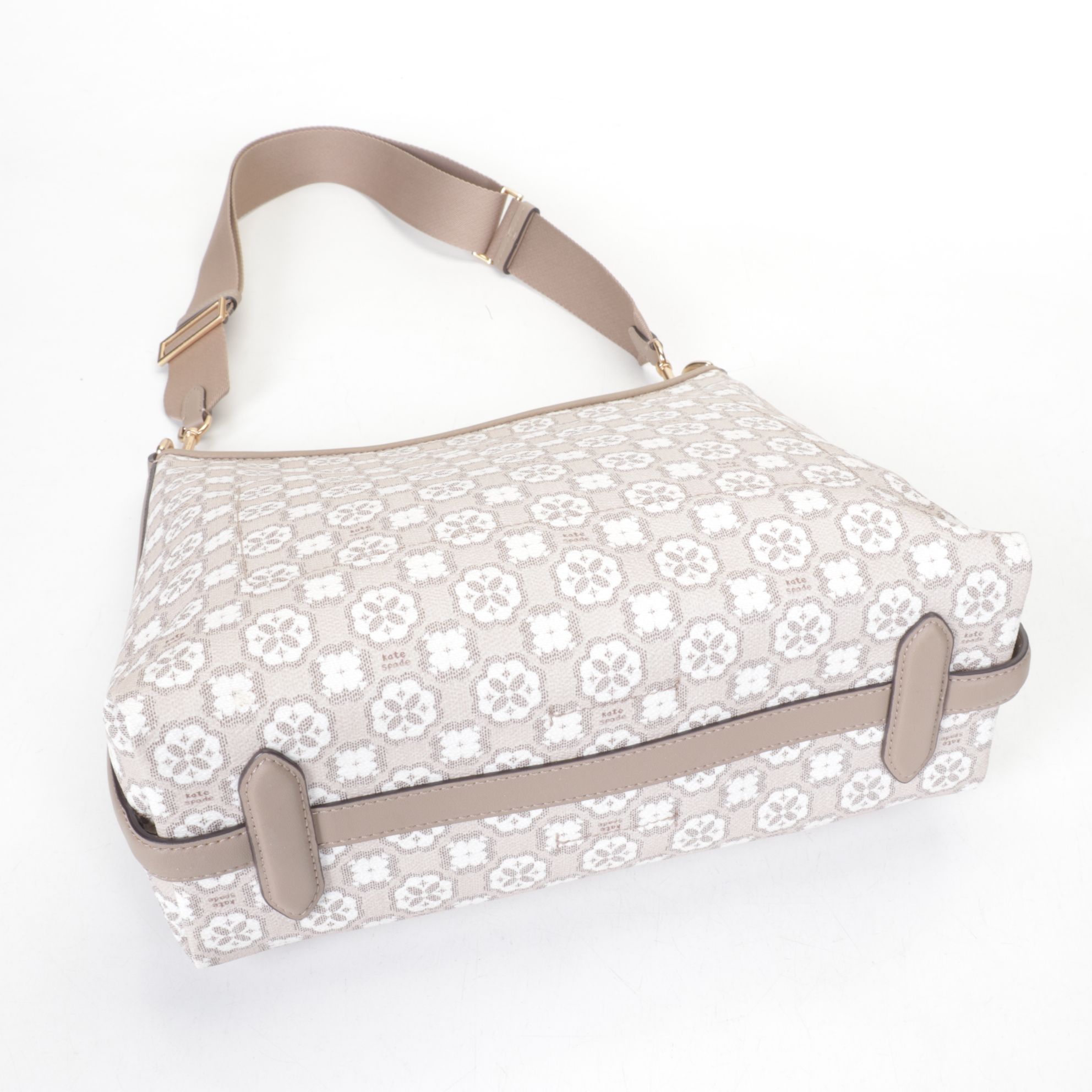 Kate Spade Flower Coated Canvas Medium Messenger Bag