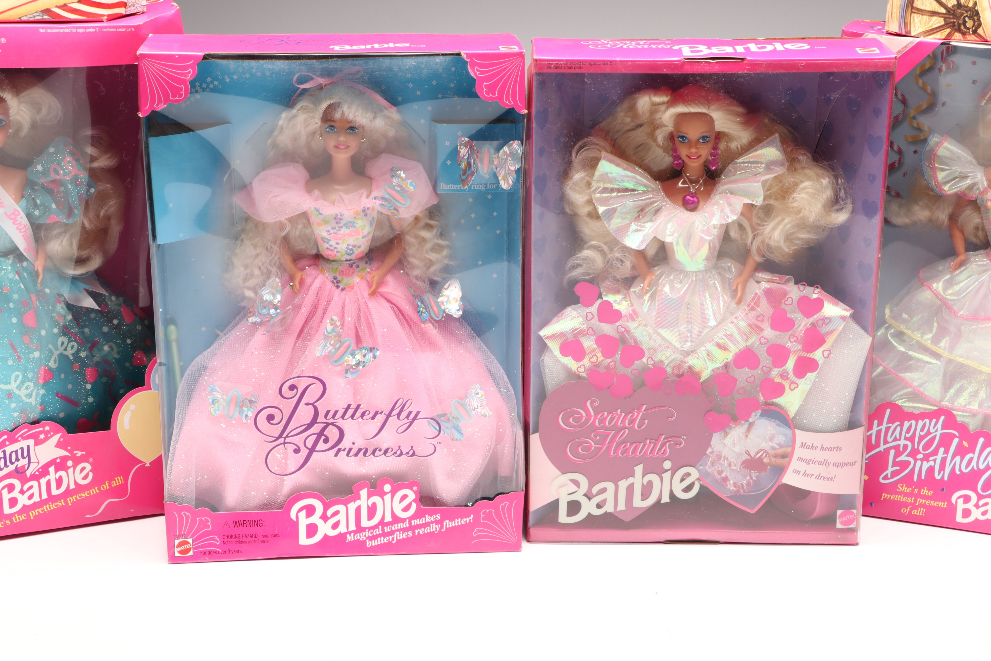Mattel Barbie "Pioneer Barbie," "Birthday Barbie," and More Barbie Dolls