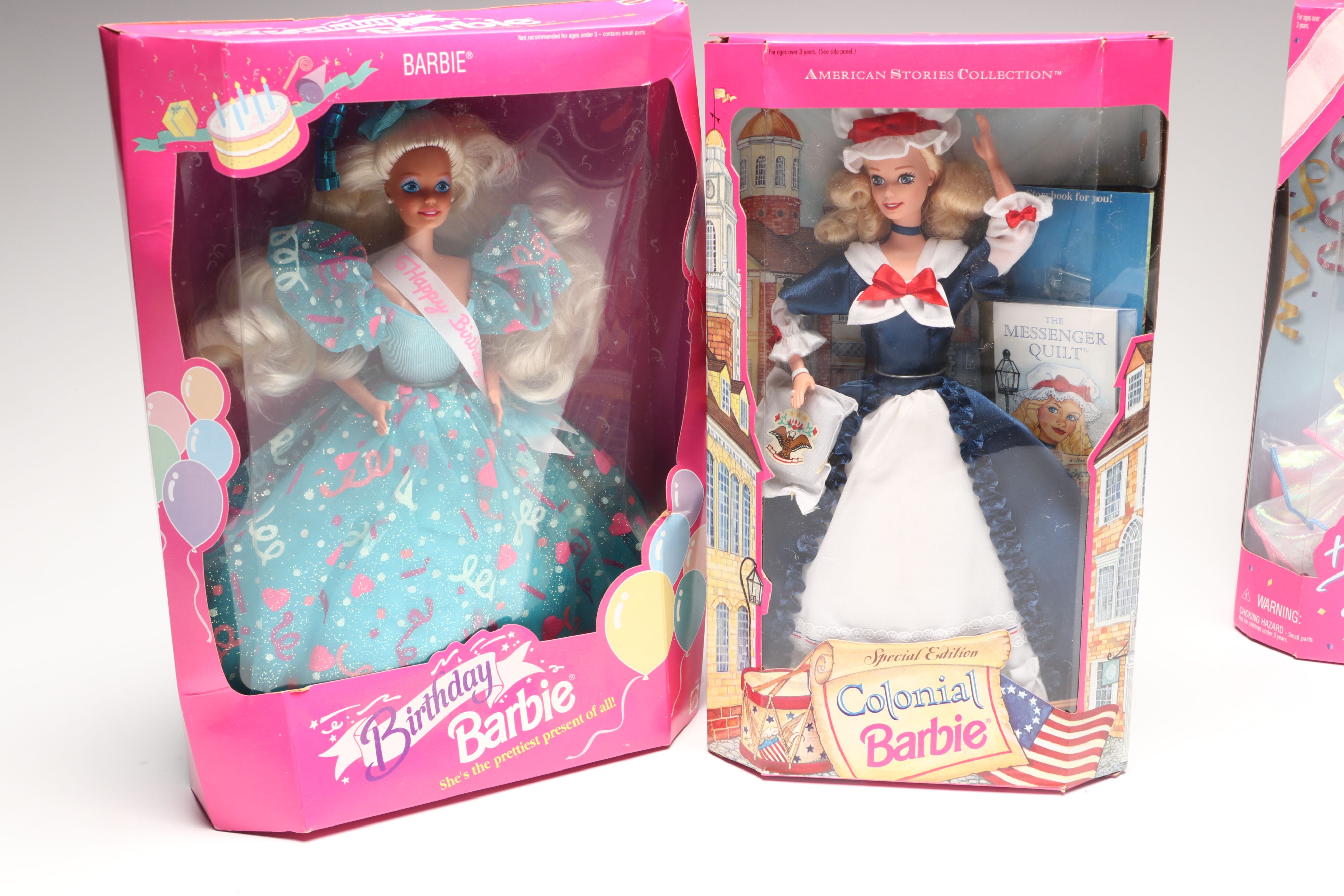Mattel Barbie "Pioneer Barbie," "Birthday Barbie," and More Barbie Dolls