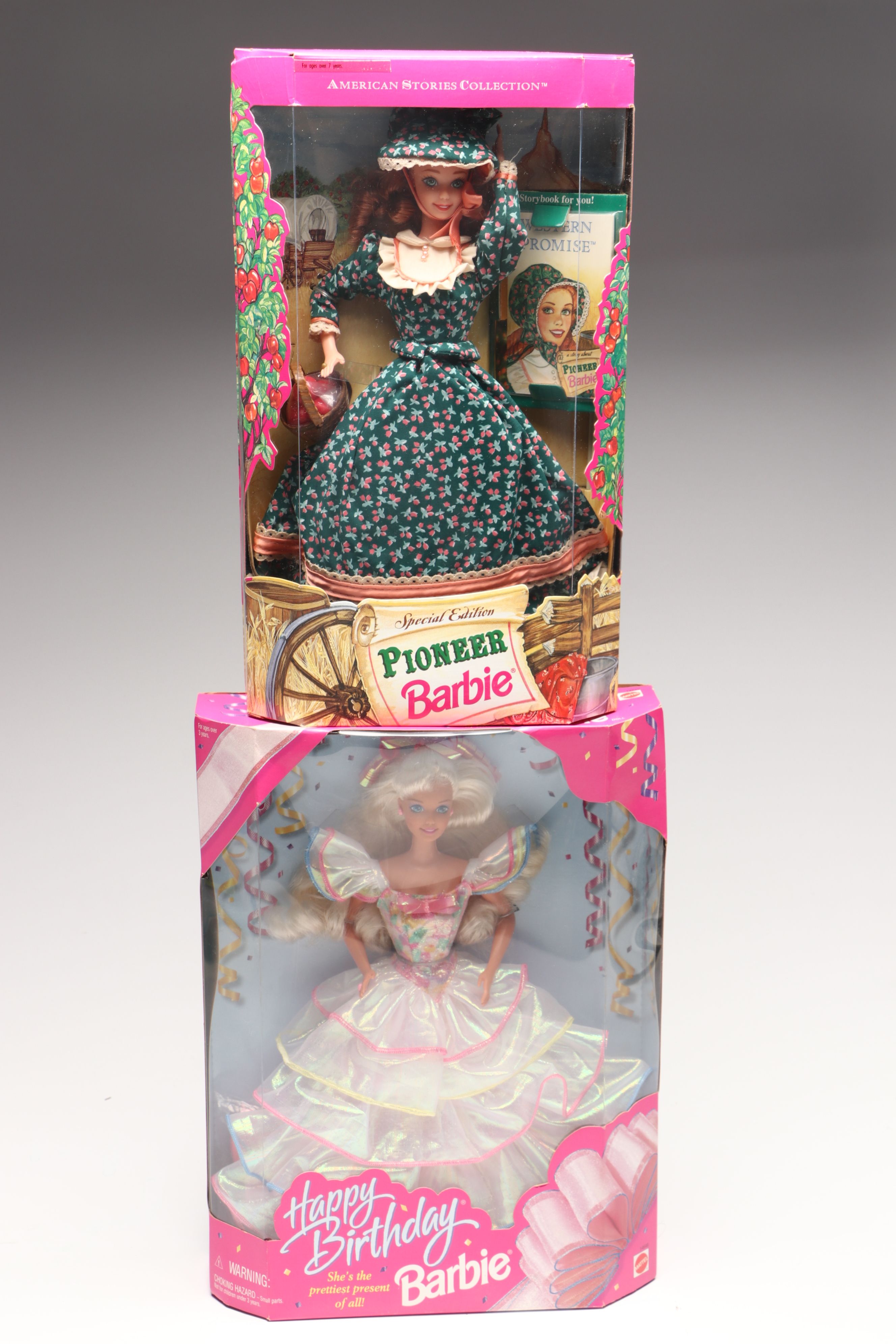 Mattel Barbie "Pioneer Barbie," "Birthday Barbie," and More Barbie Dolls