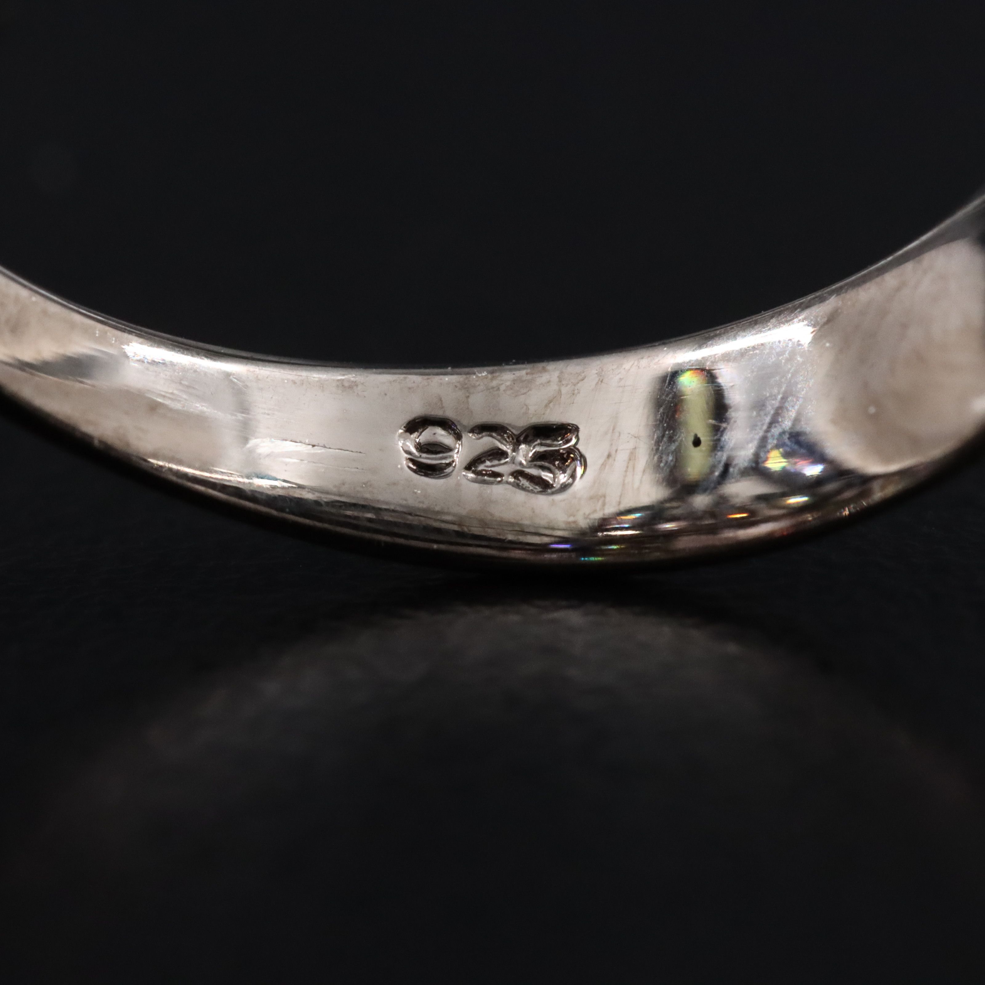 Sterling Ring Featuring Amethyst, Tourmaline and Iolite