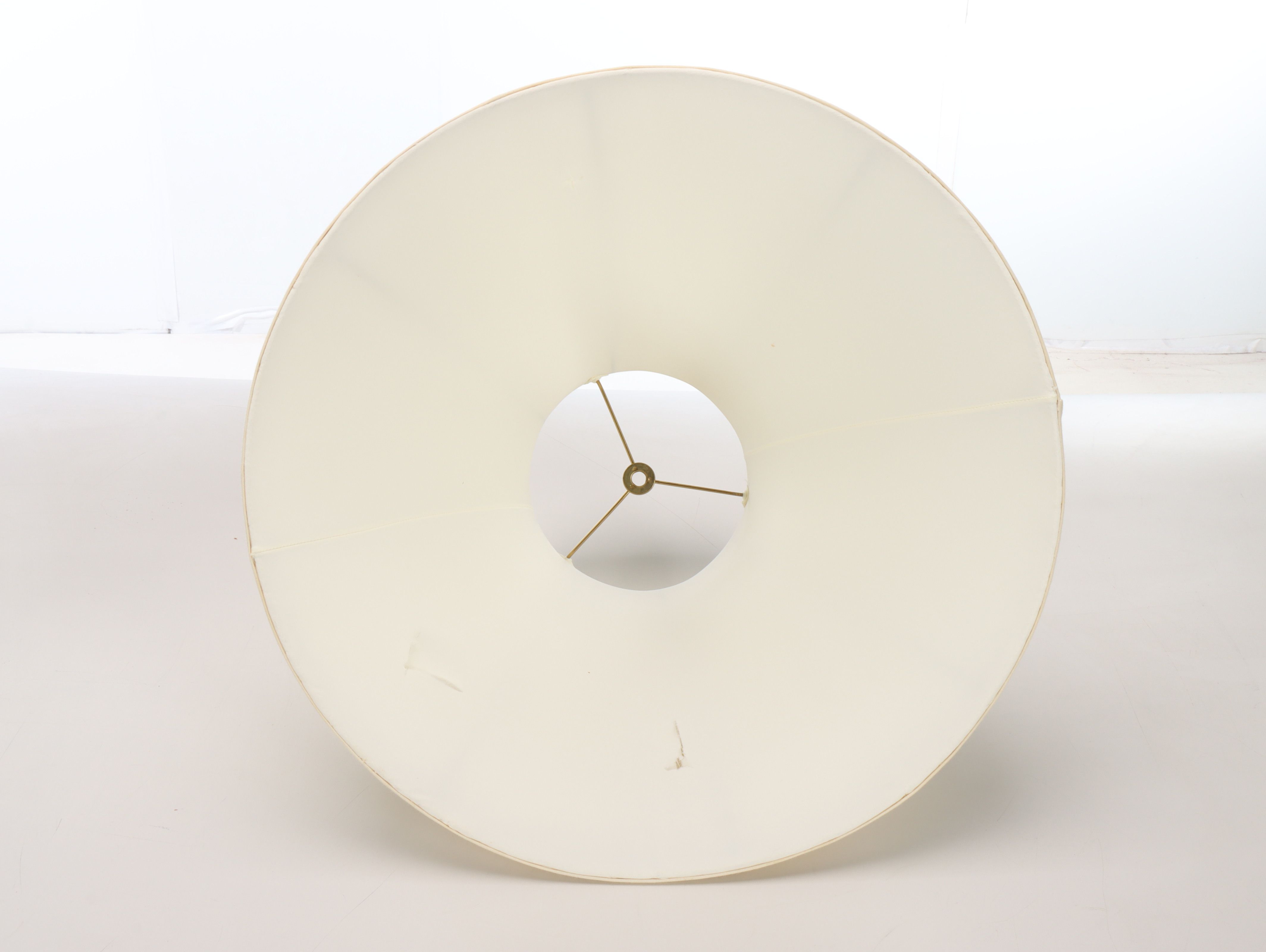 Chinese Sang de Boeuf Ceramic Table Lamp with Wide Pleat Shade