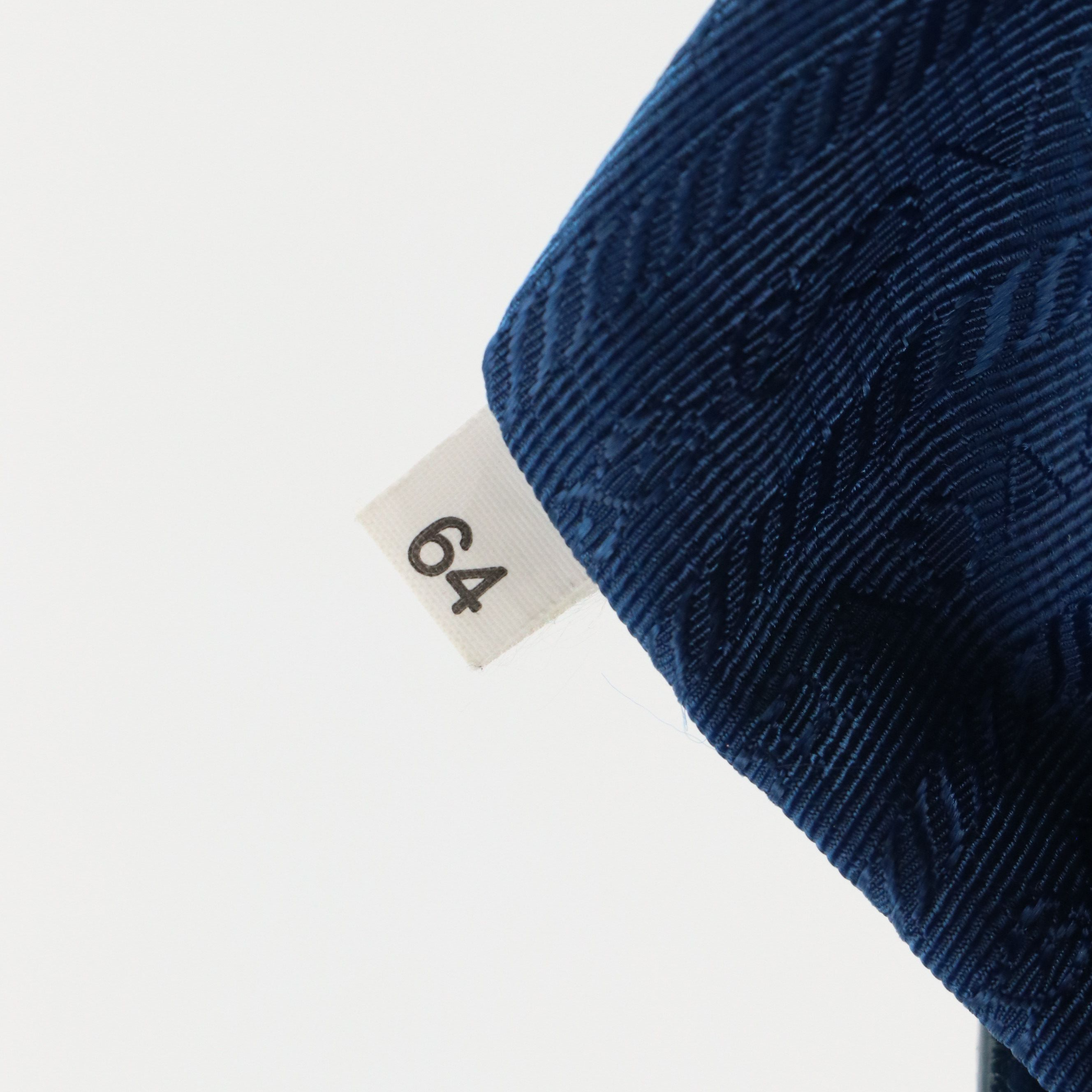 Prada Two-Way Tote Bag in Blue Vitello Daino Leather