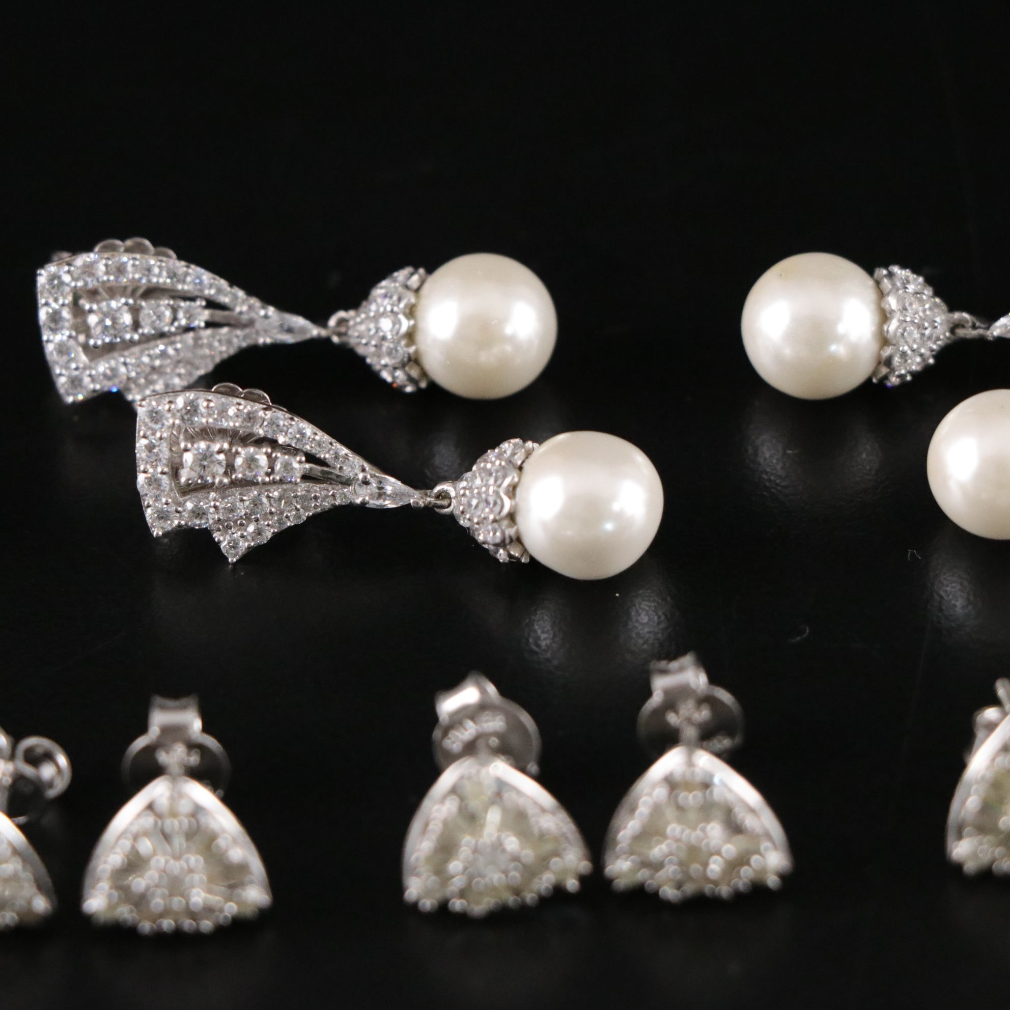 11 Assorted Sterling Silver Earrings and Ring