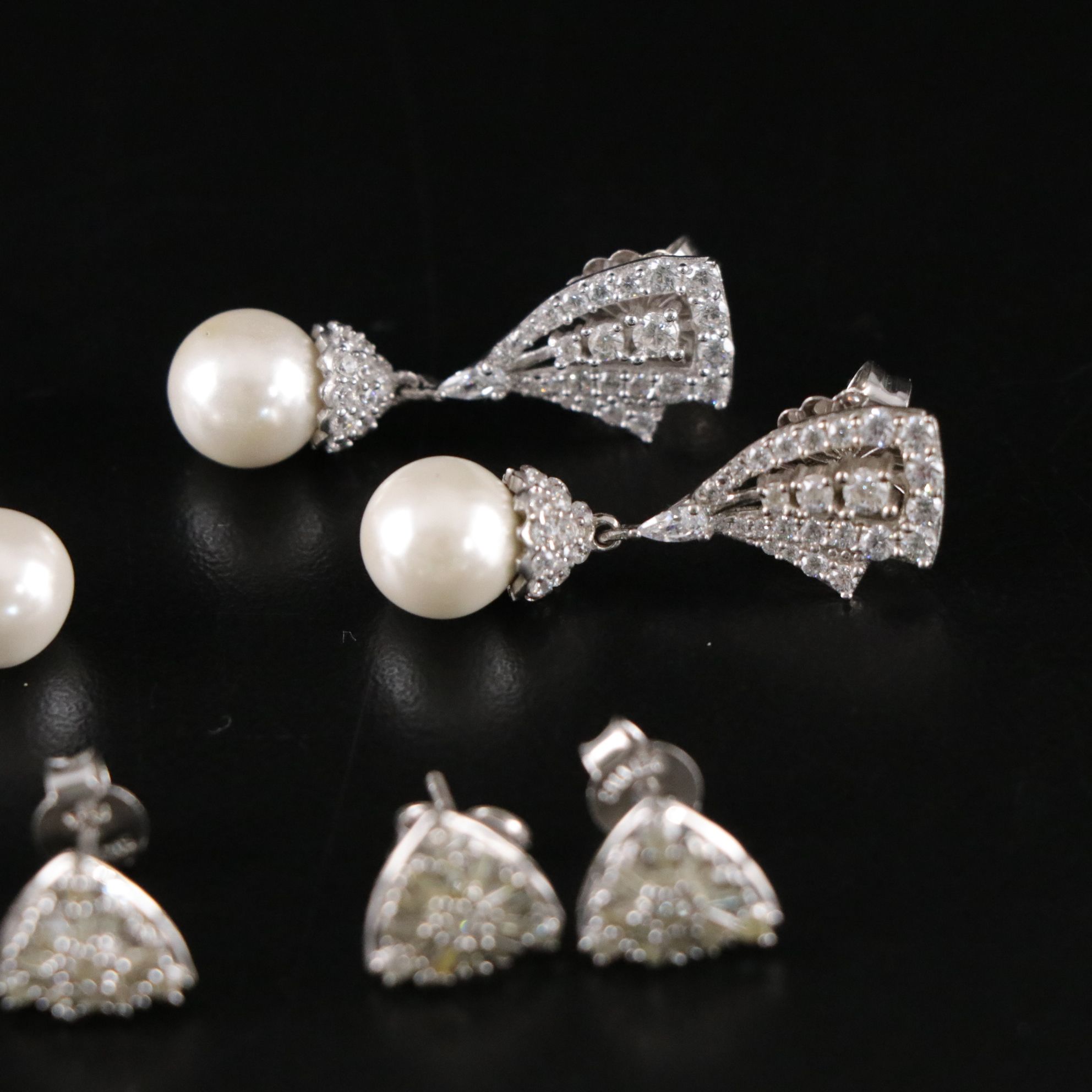 11 Assorted Sterling Silver Earrings and Ring