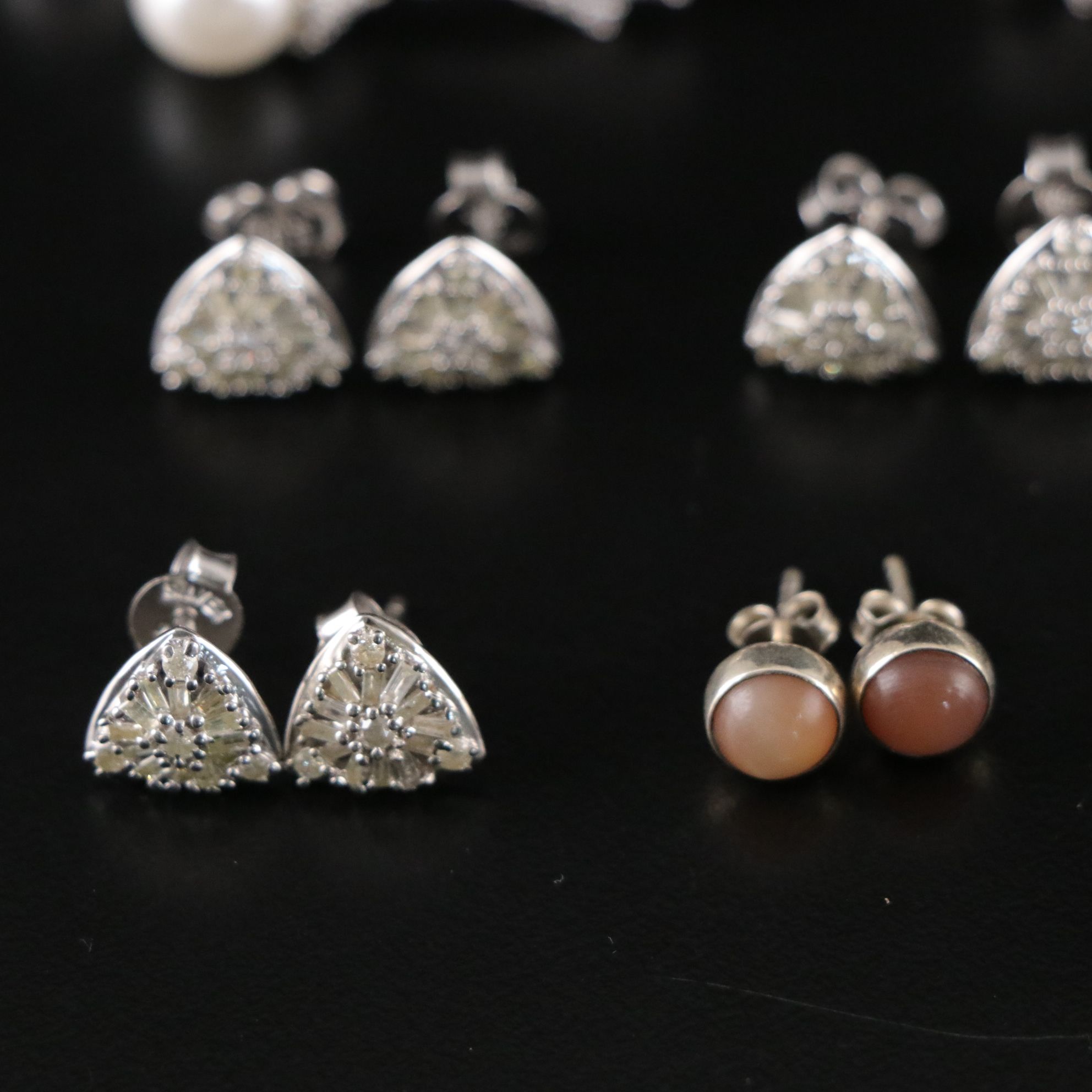11 Assorted Sterling Silver Earrings and Ring