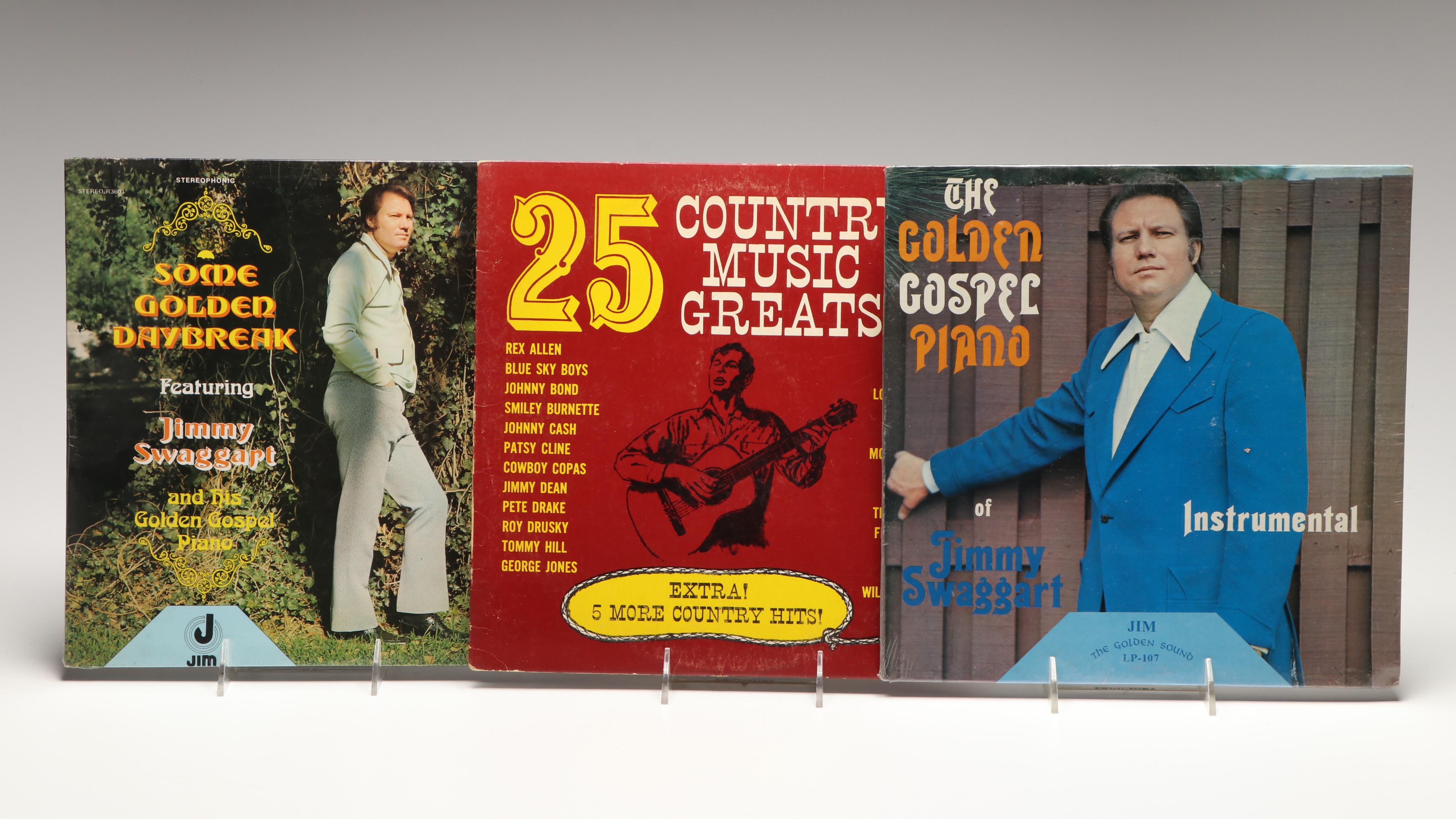 Dolly Parton, Loretta Lynn, Lenny Dee, and More Vinyl Record Albums