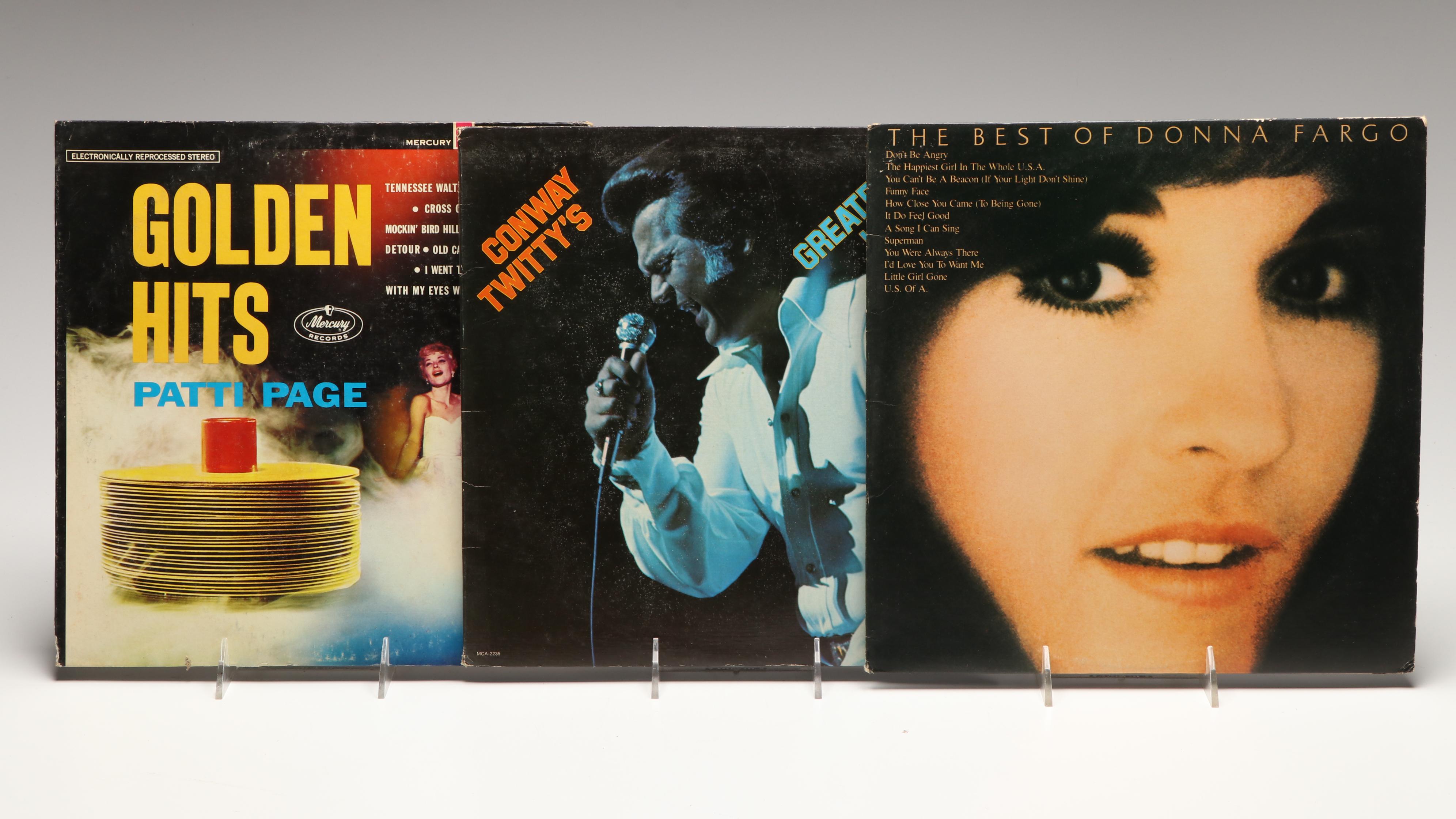 Dolly Parton, Loretta Lynn, Lenny Dee, and More Vinyl Record Albums
