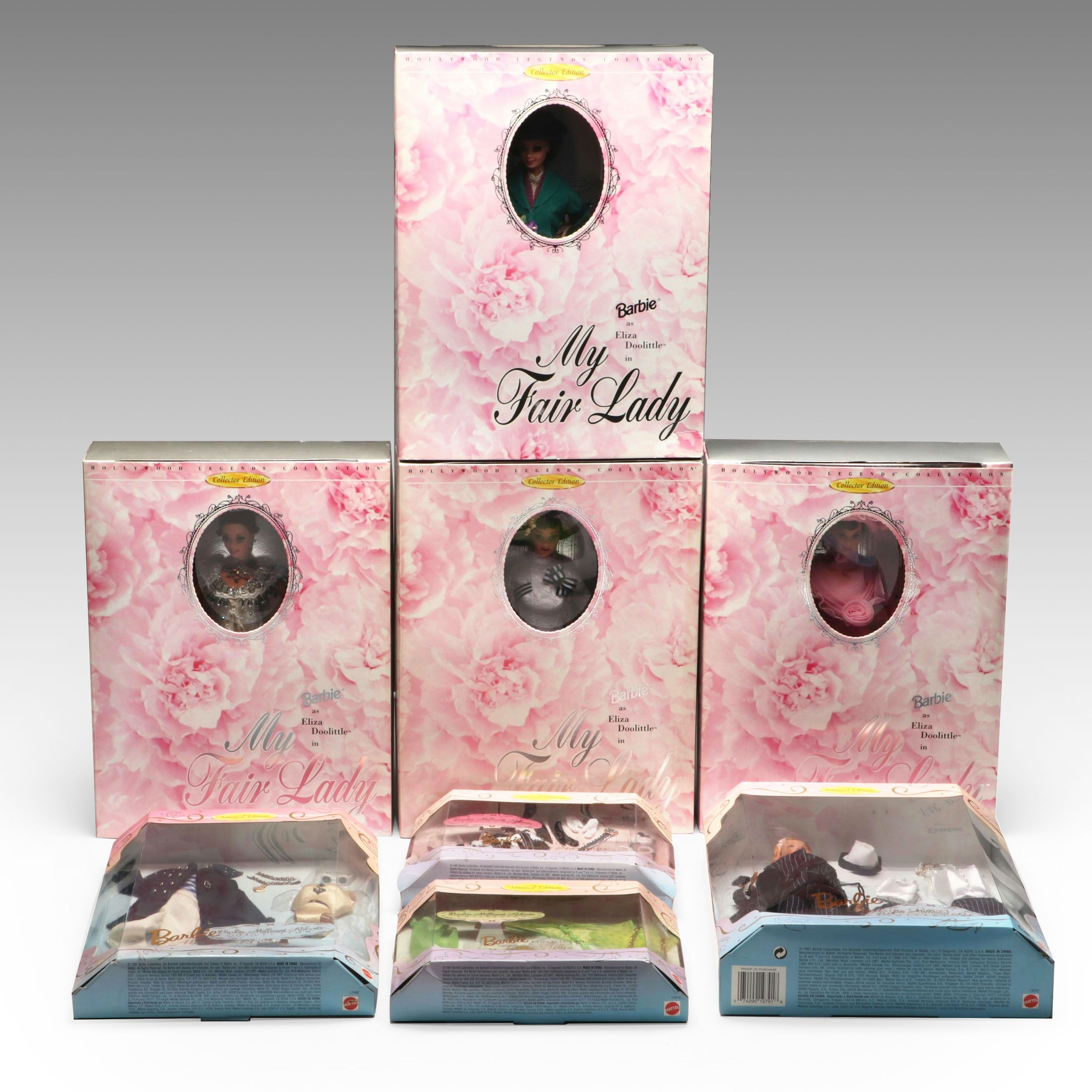 Collector Edition "My Fair Lady" Barbie Dolls with More Clothes and Accessories