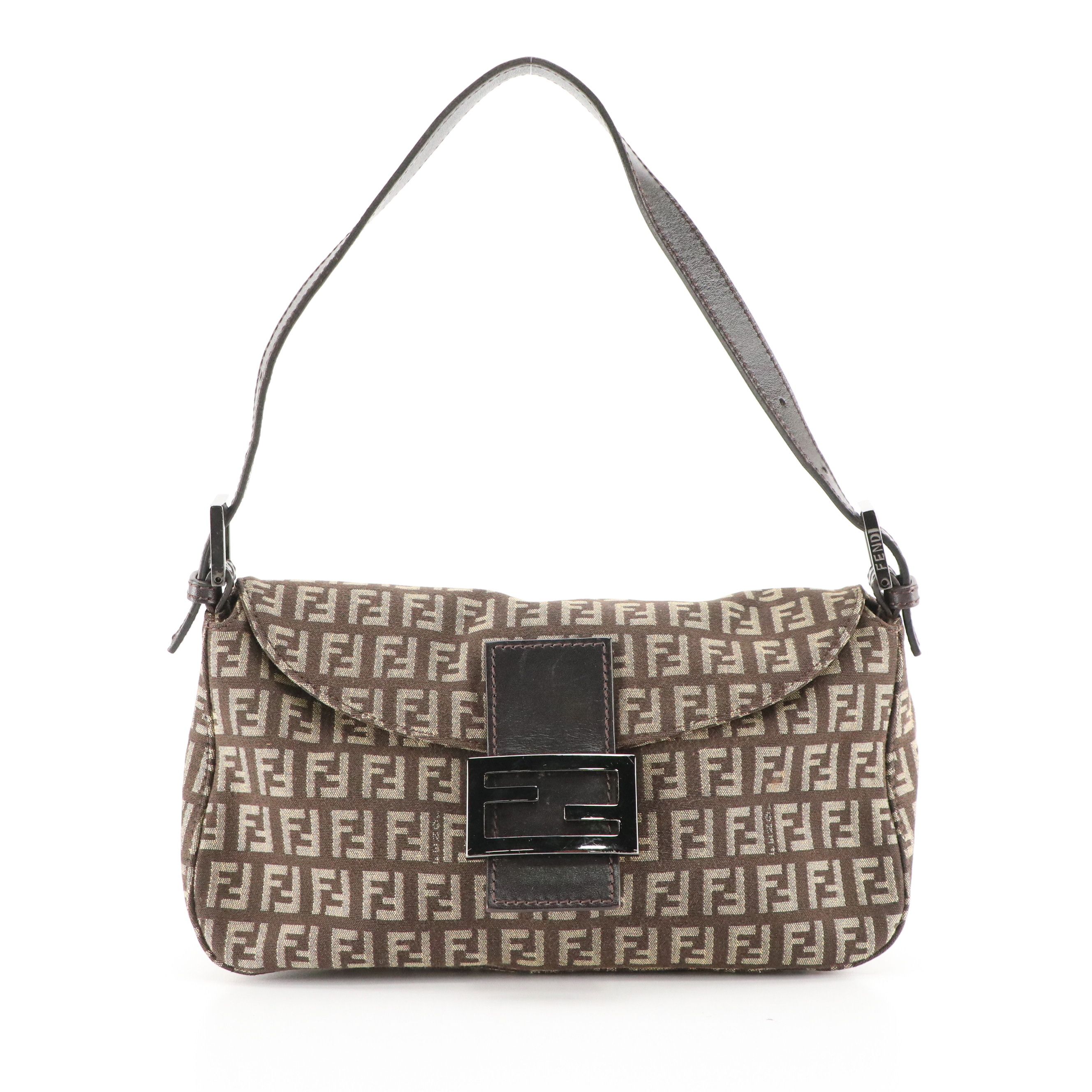 Fendi Forever Baguette 8BR003 in Zucchino Canvas