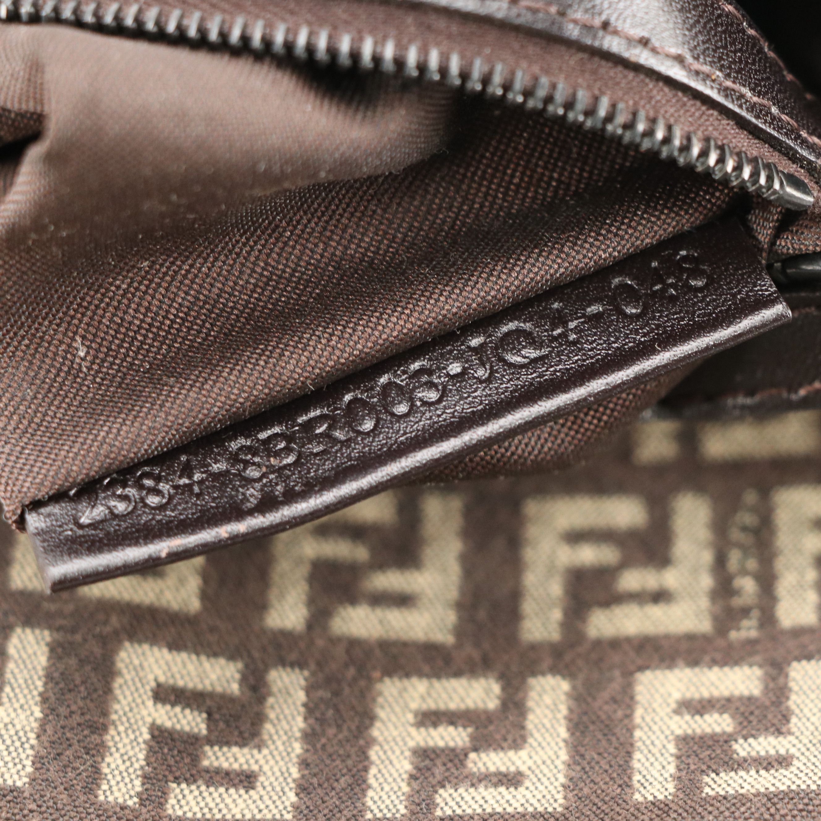 Fendi Forever Baguette 8BR003 in Zucchino Canvas