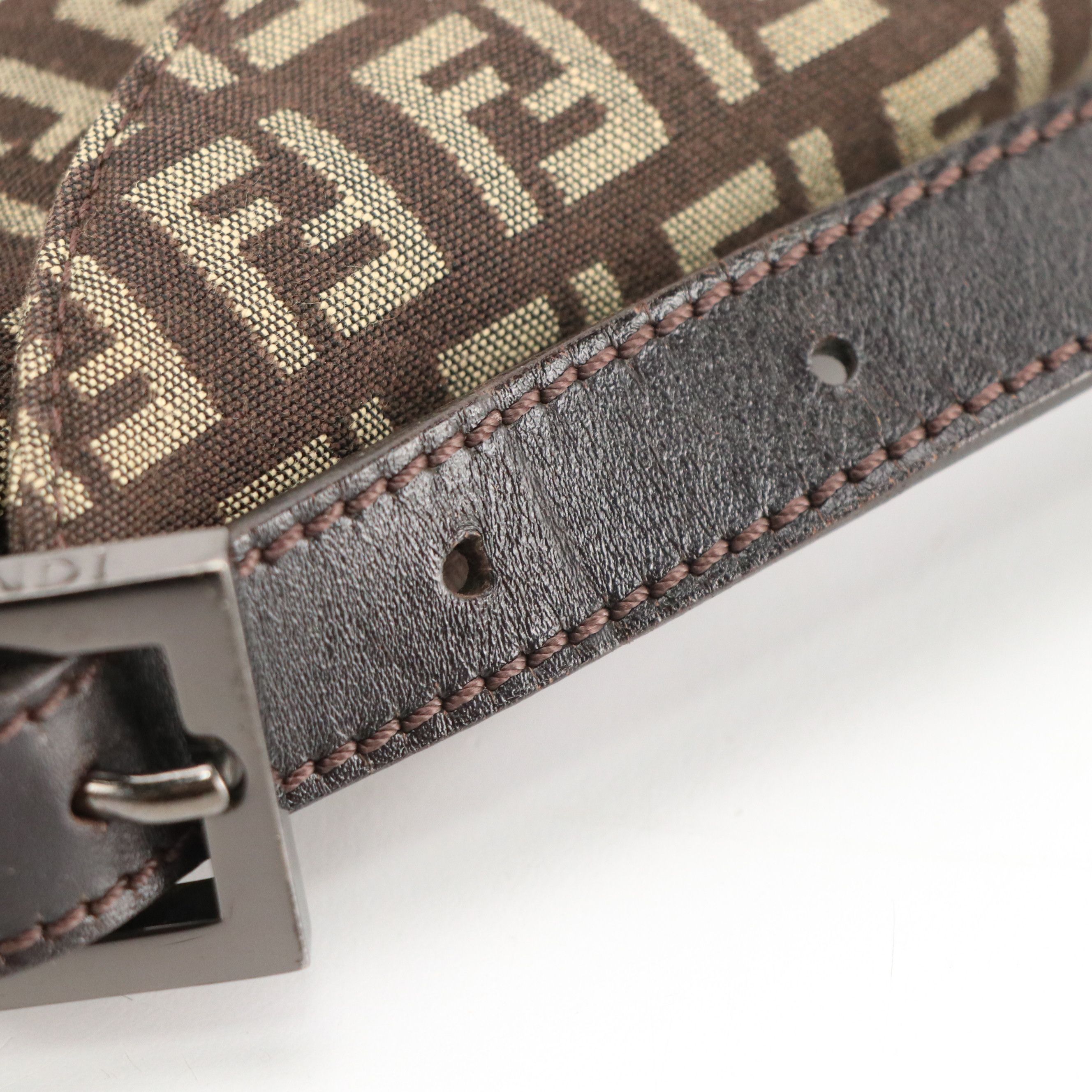 Fendi Forever Baguette 8BR003 in Zucchino Canvas