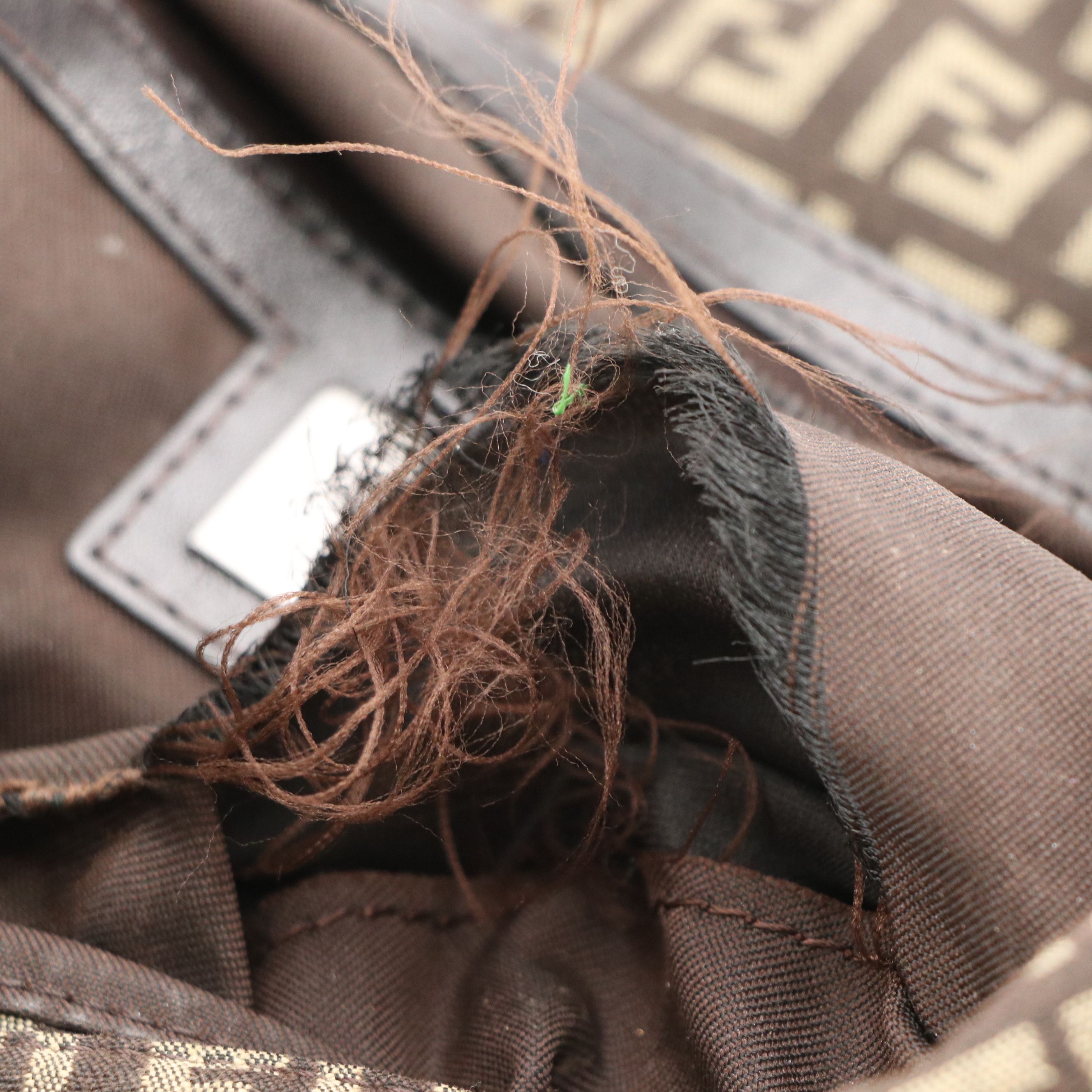 Fendi Forever Baguette 8BR003 in Zucchino Canvas