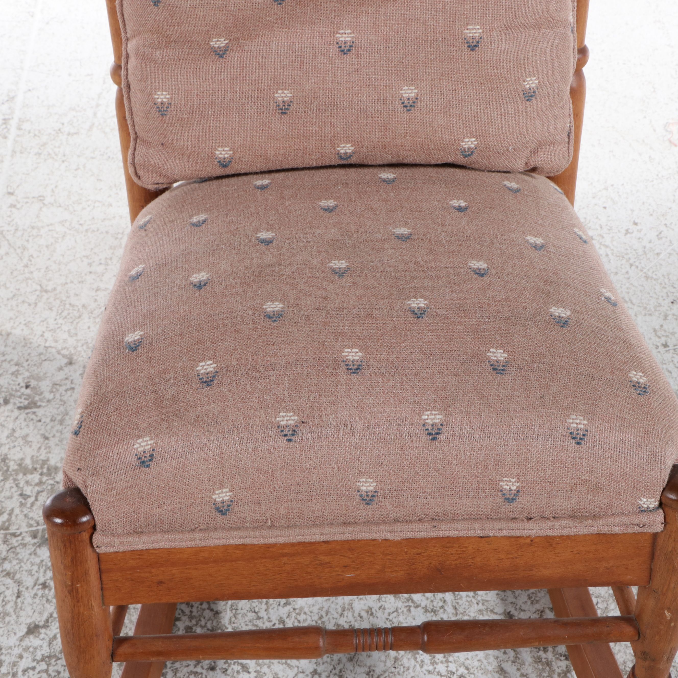 Victorian Style Spindle Back Rocking Chair, Mid to Late 20th Century