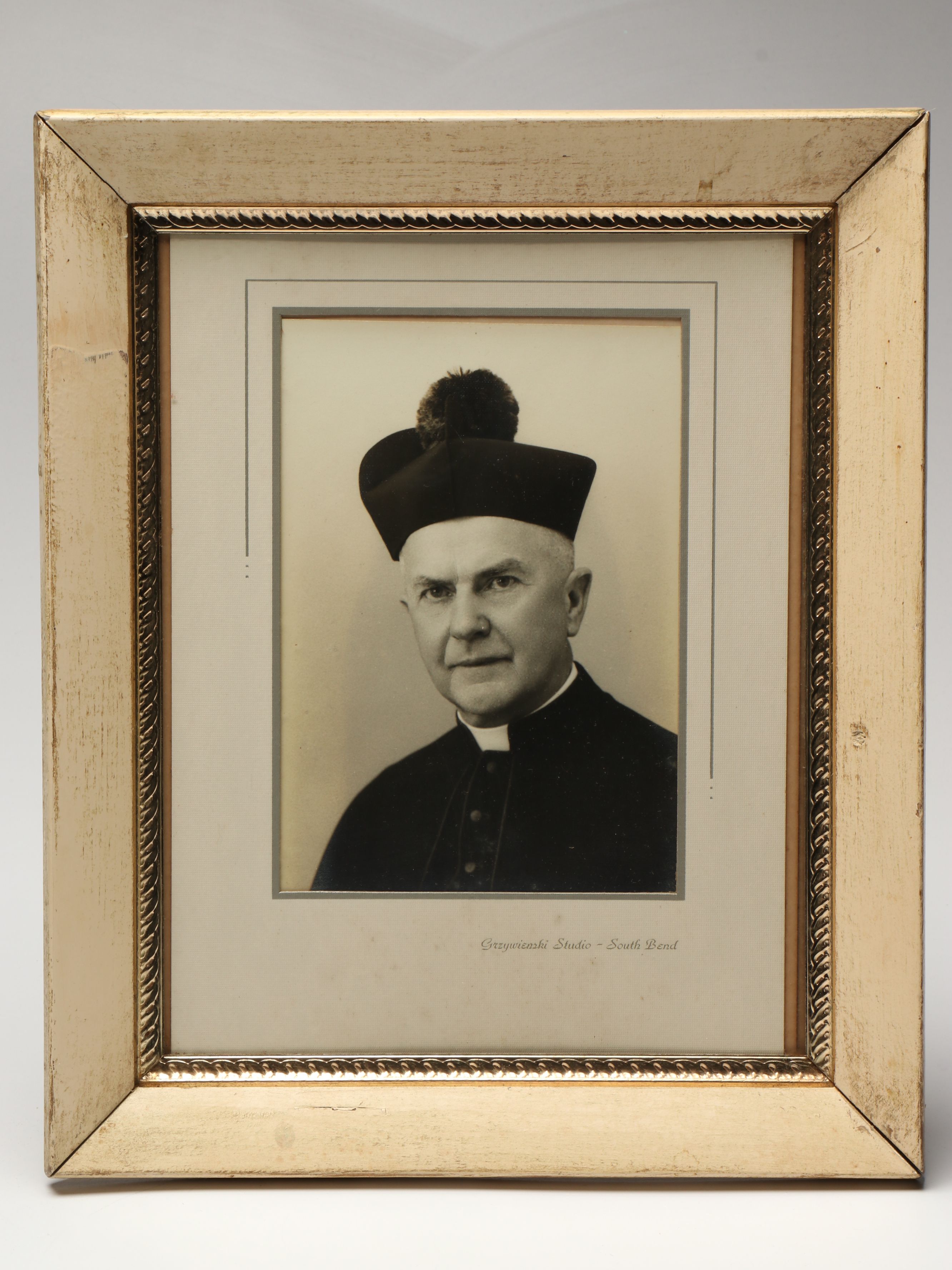 Monsignor George J. Moorman Portrait Photographs and Reliquary
