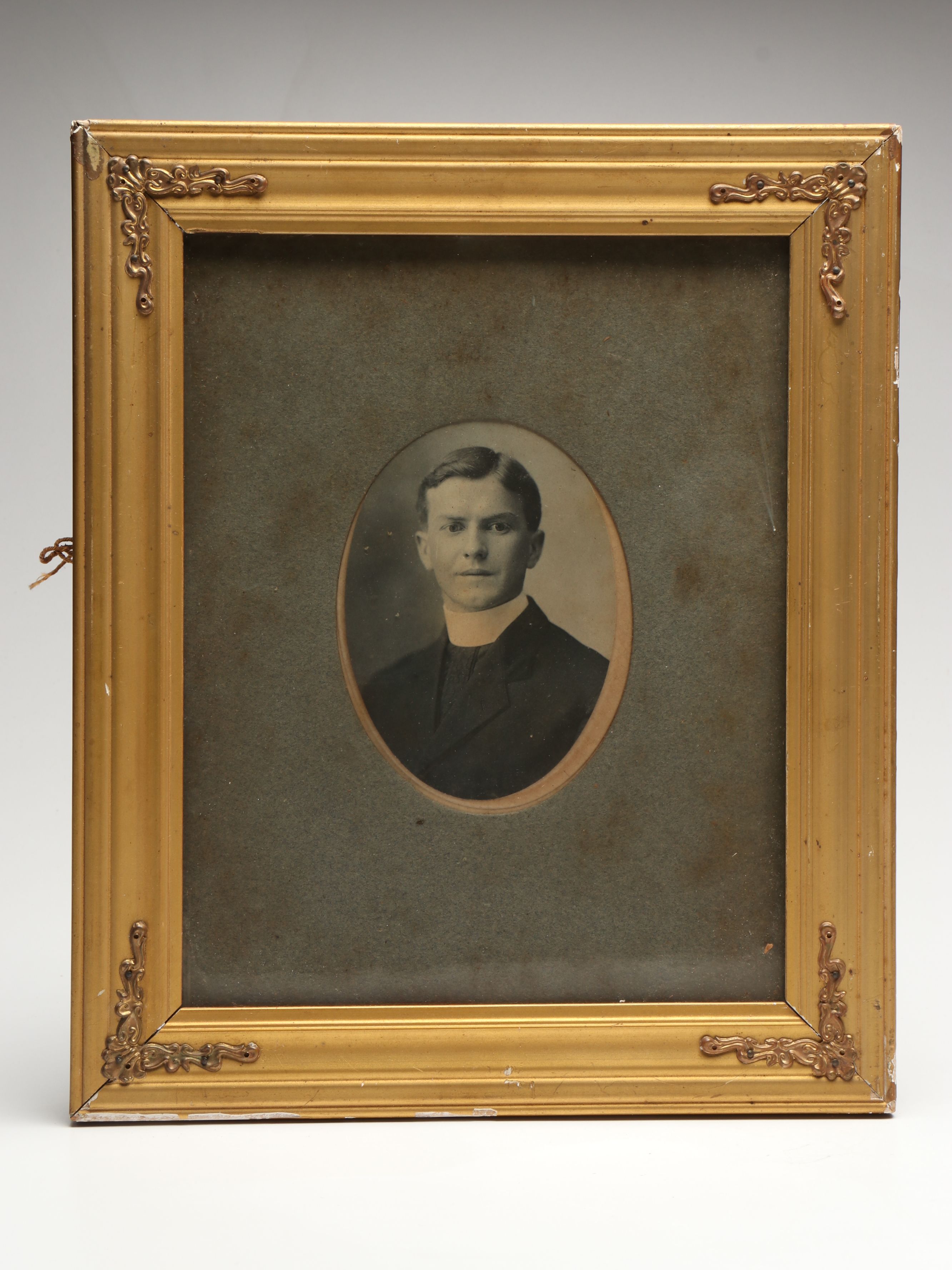 Monsignor George J. Moorman Portrait Photographs and Reliquary