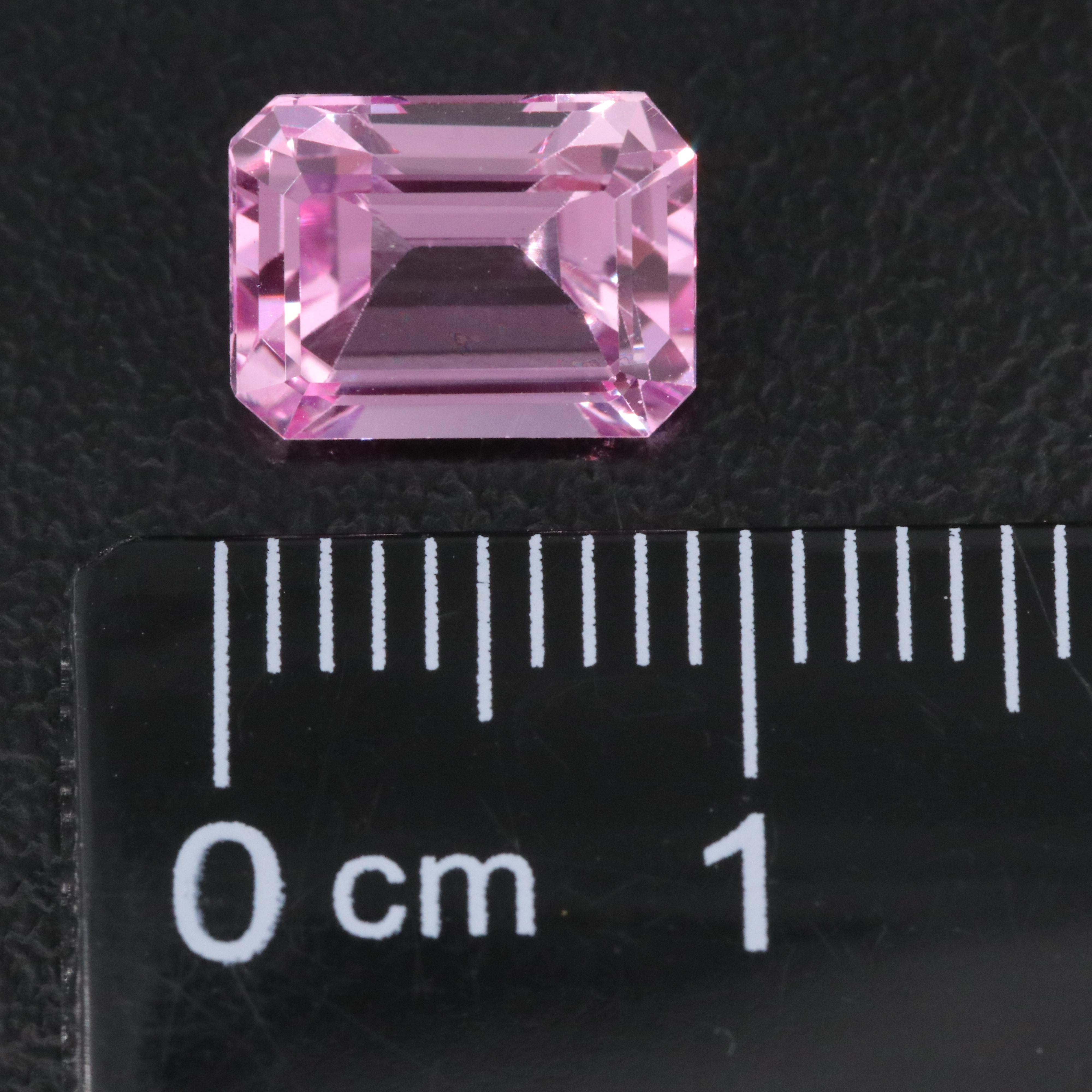 Loose 2.96 CT Lab Grown Pink Sapphire