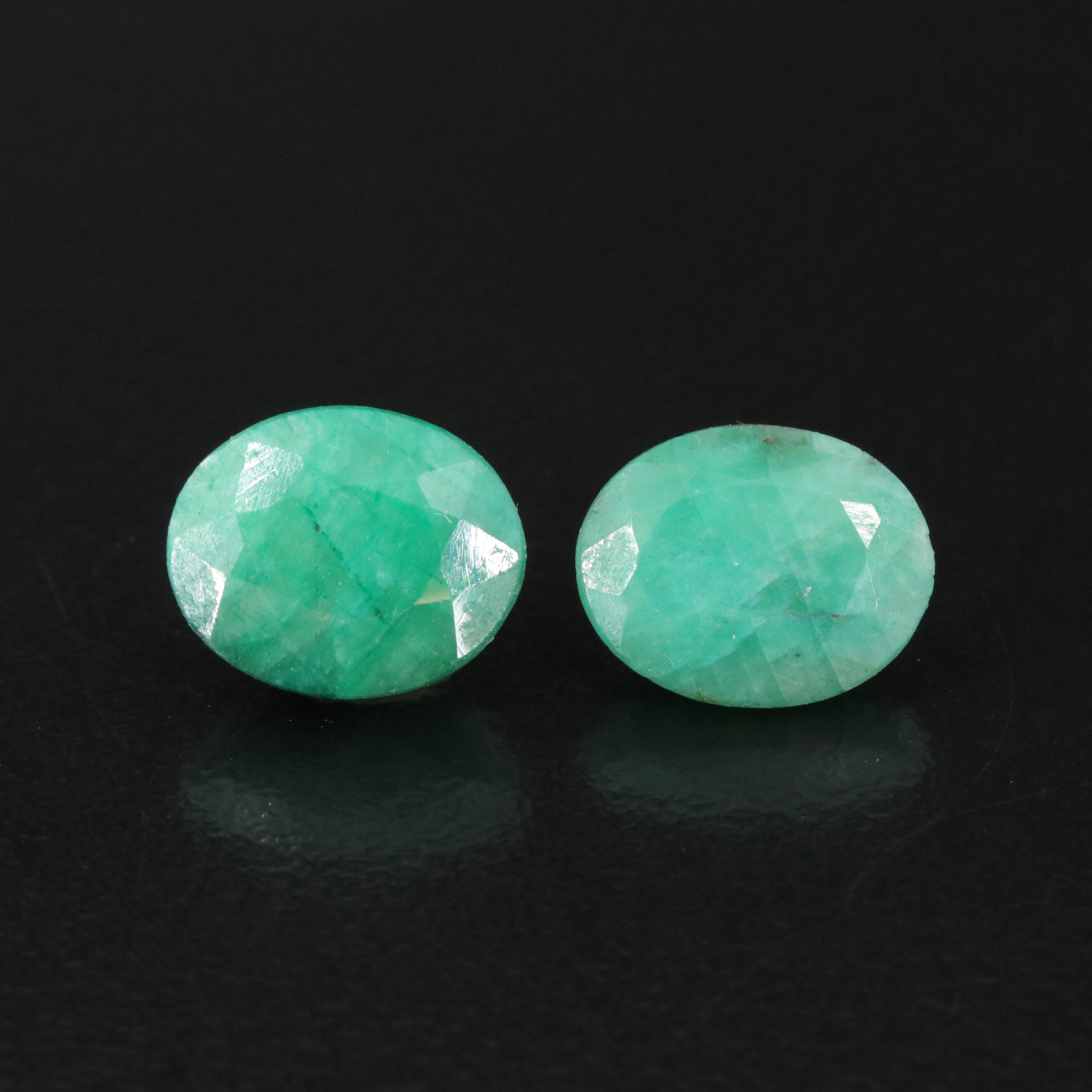 Loose 9.78 CTW Corundum Pair