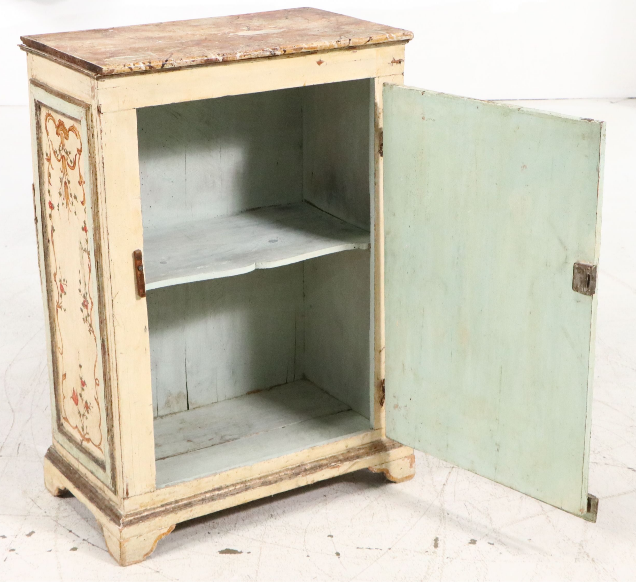 Henry Faulkner Estate Neoclassical Painted Commode, 18th/19th C.