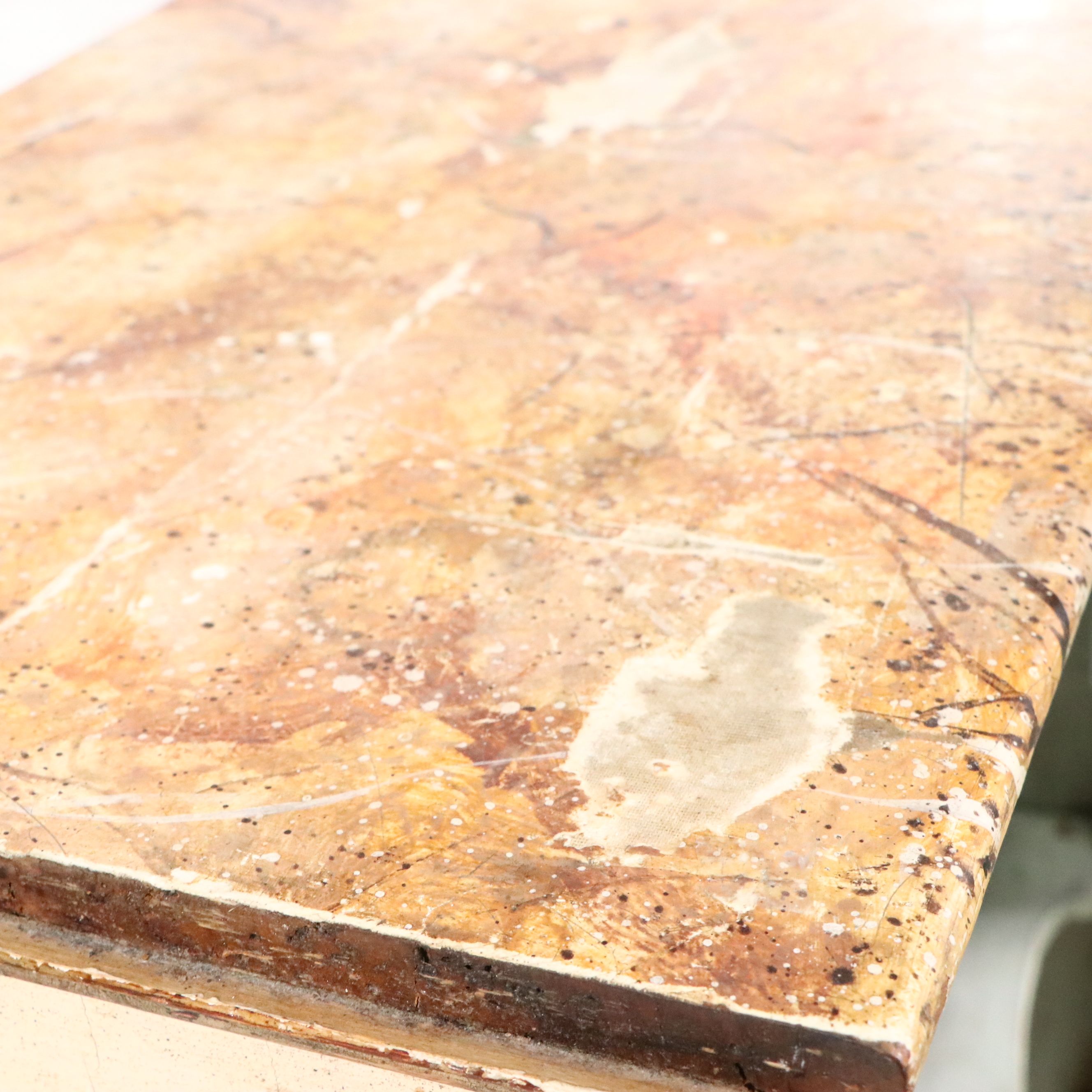 Henry Faulkner Estate Neoclassical Painted Commode, 18th/19th C.