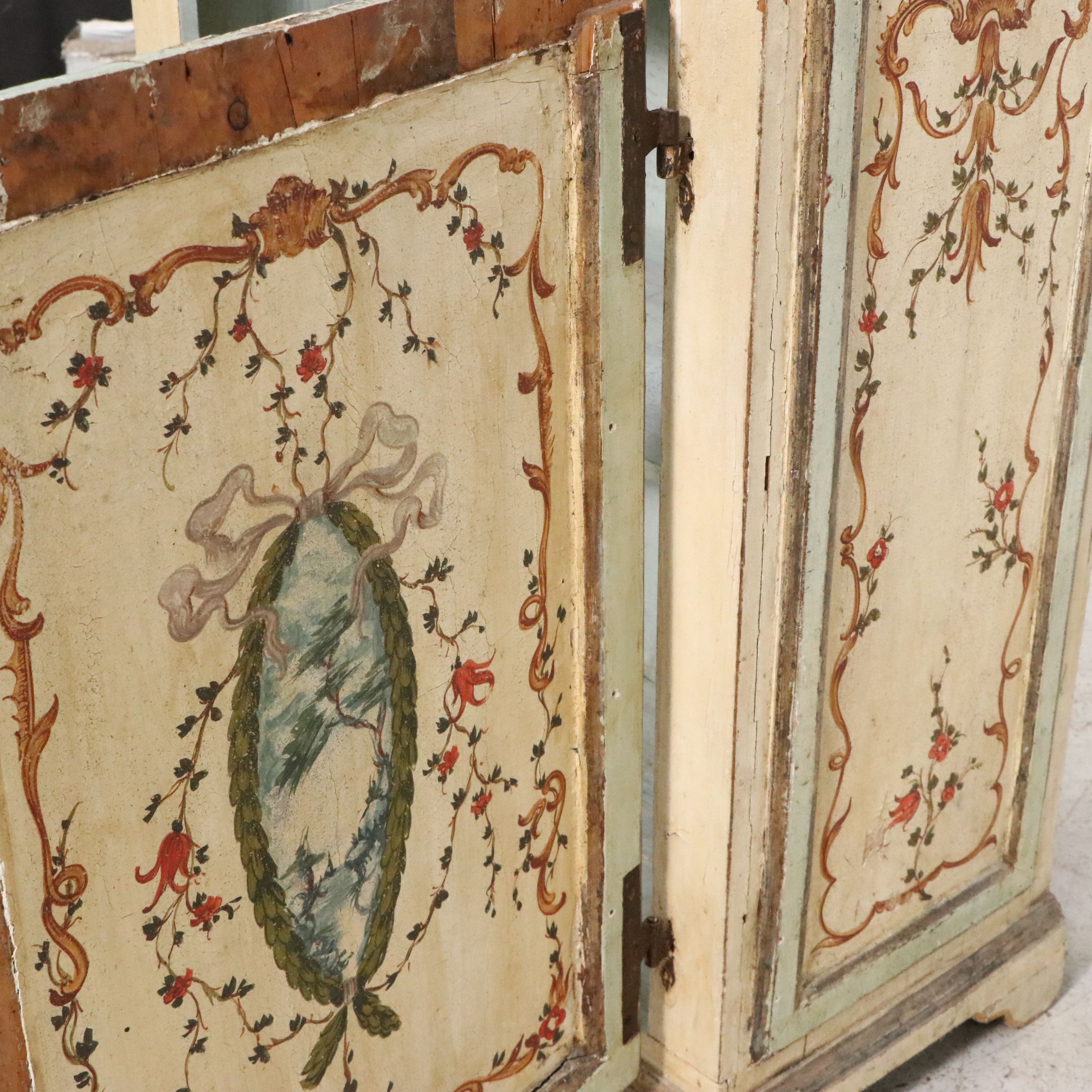 Henry Faulkner Estate Neoclassical Painted Commode, 18th/19th C.