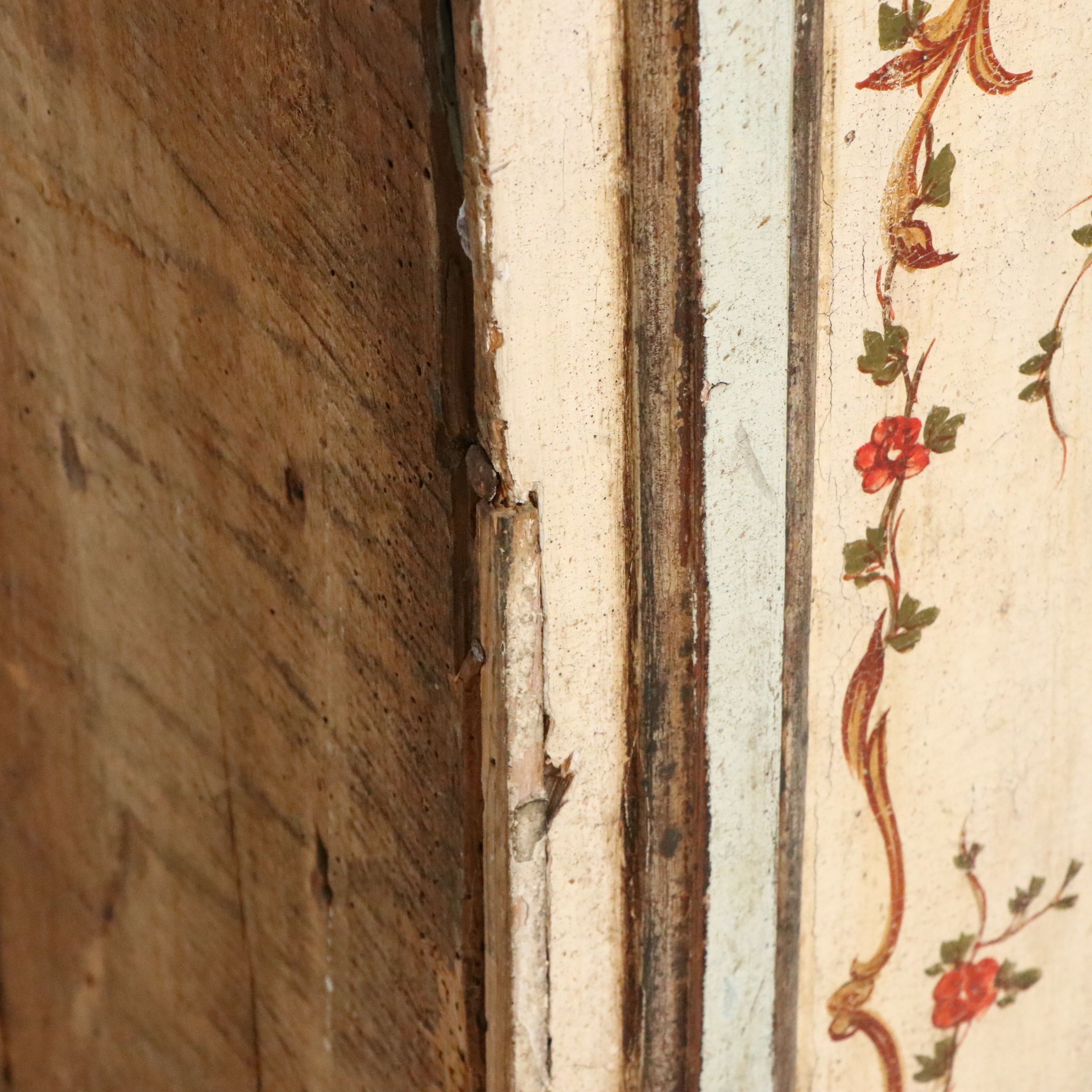 Henry Faulkner Estate Neoclassical Painted Commode, 18th/19th C.