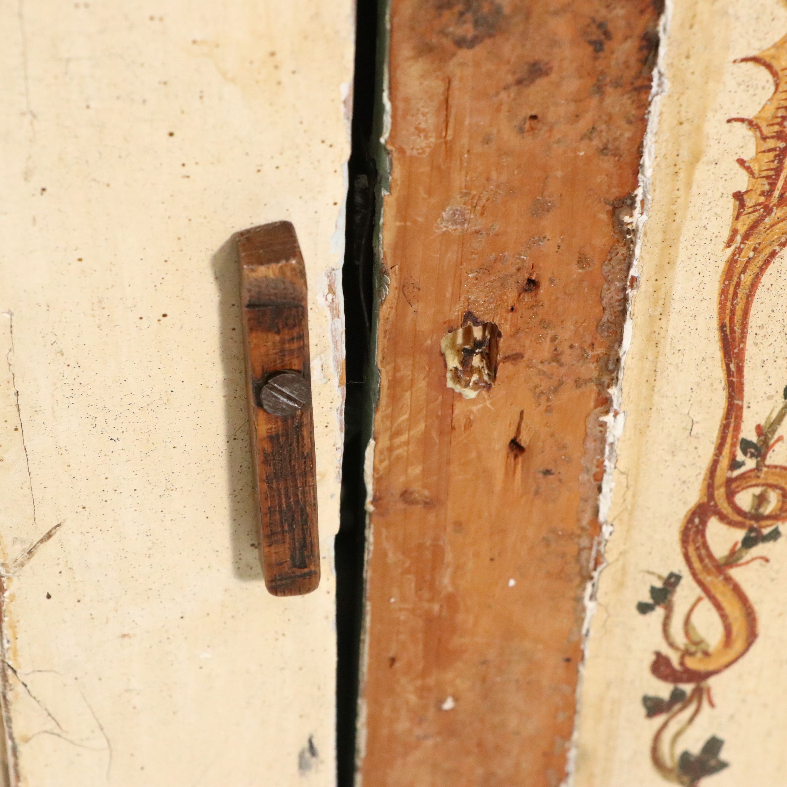 Henry Faulkner Estate Neoclassical Painted Commode, 18th/19th C.