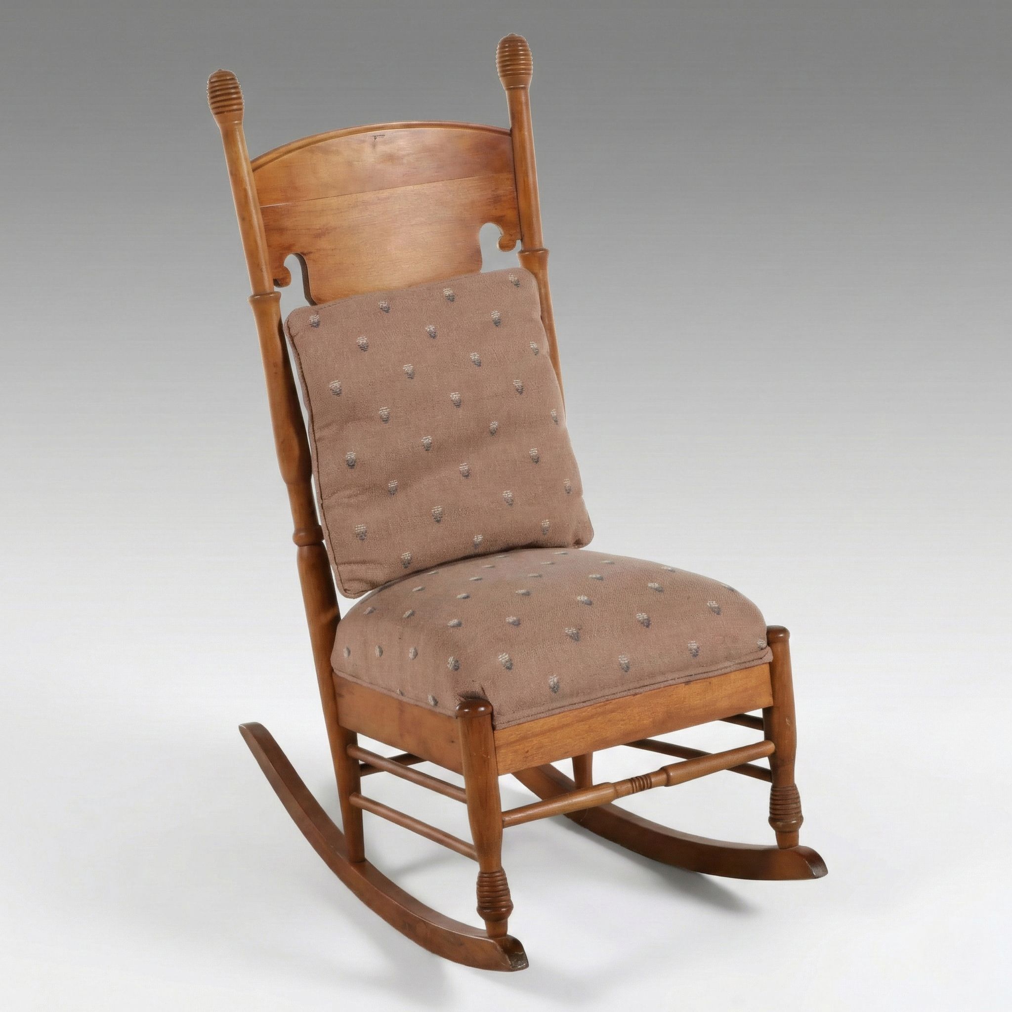 Victorian Style Spindle Back Rocking Chair, Mid to Late 20th Century