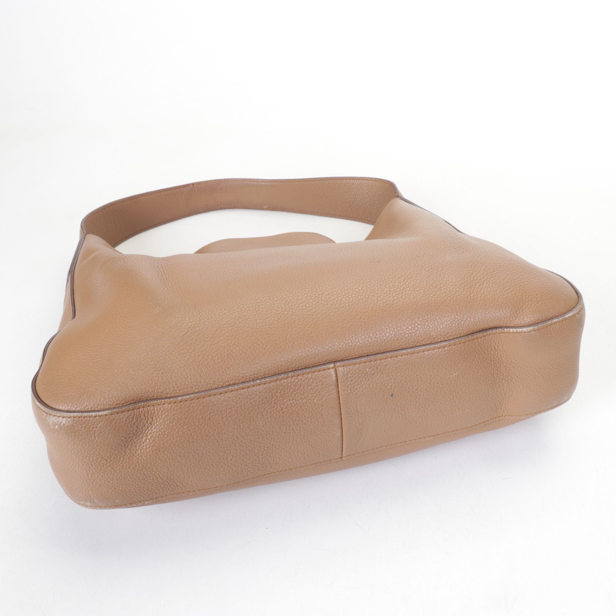 Prada Caramel Vitello Daino Hobo Shoulder Bag