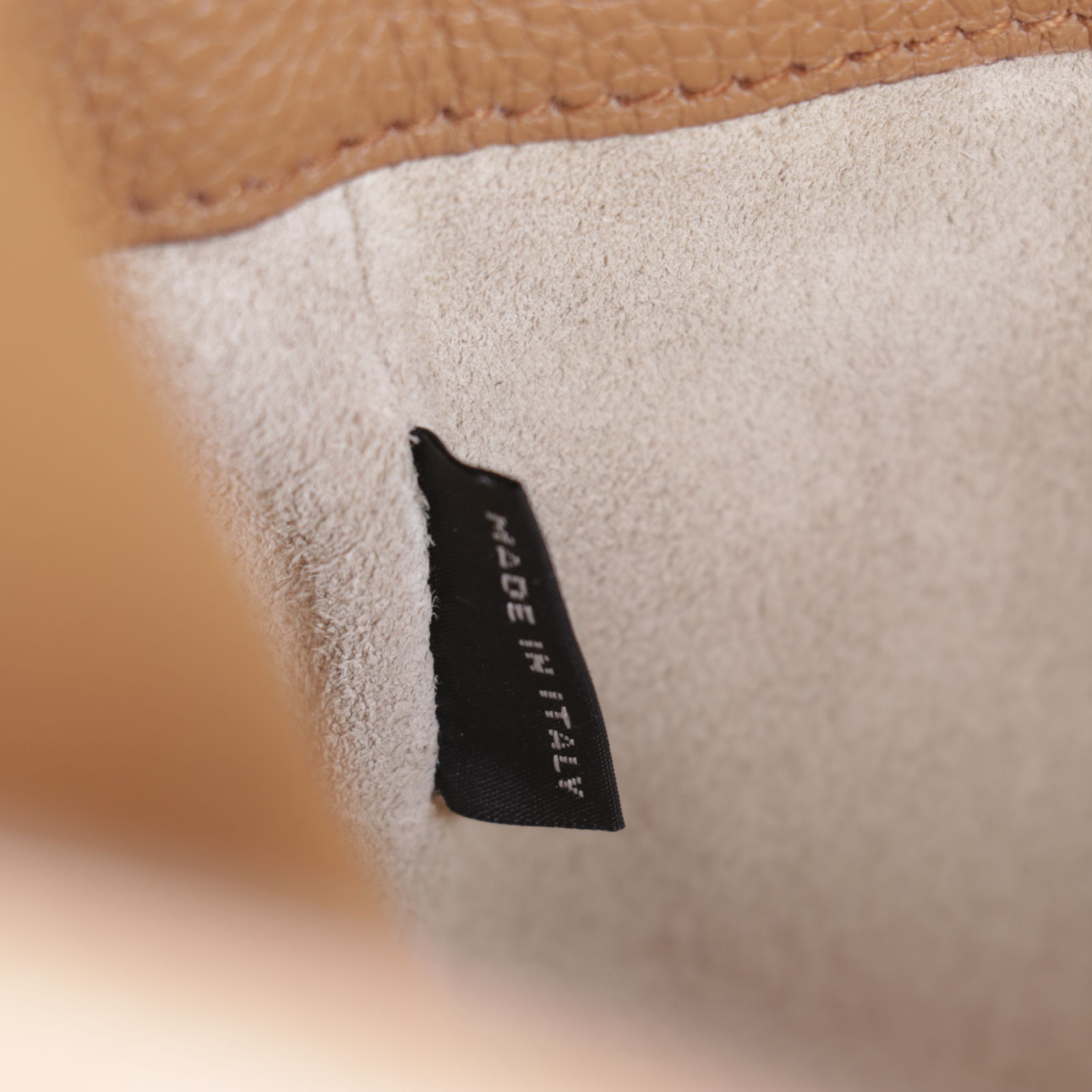 Prada Caramel Vitello Daino Hobo Shoulder Bag