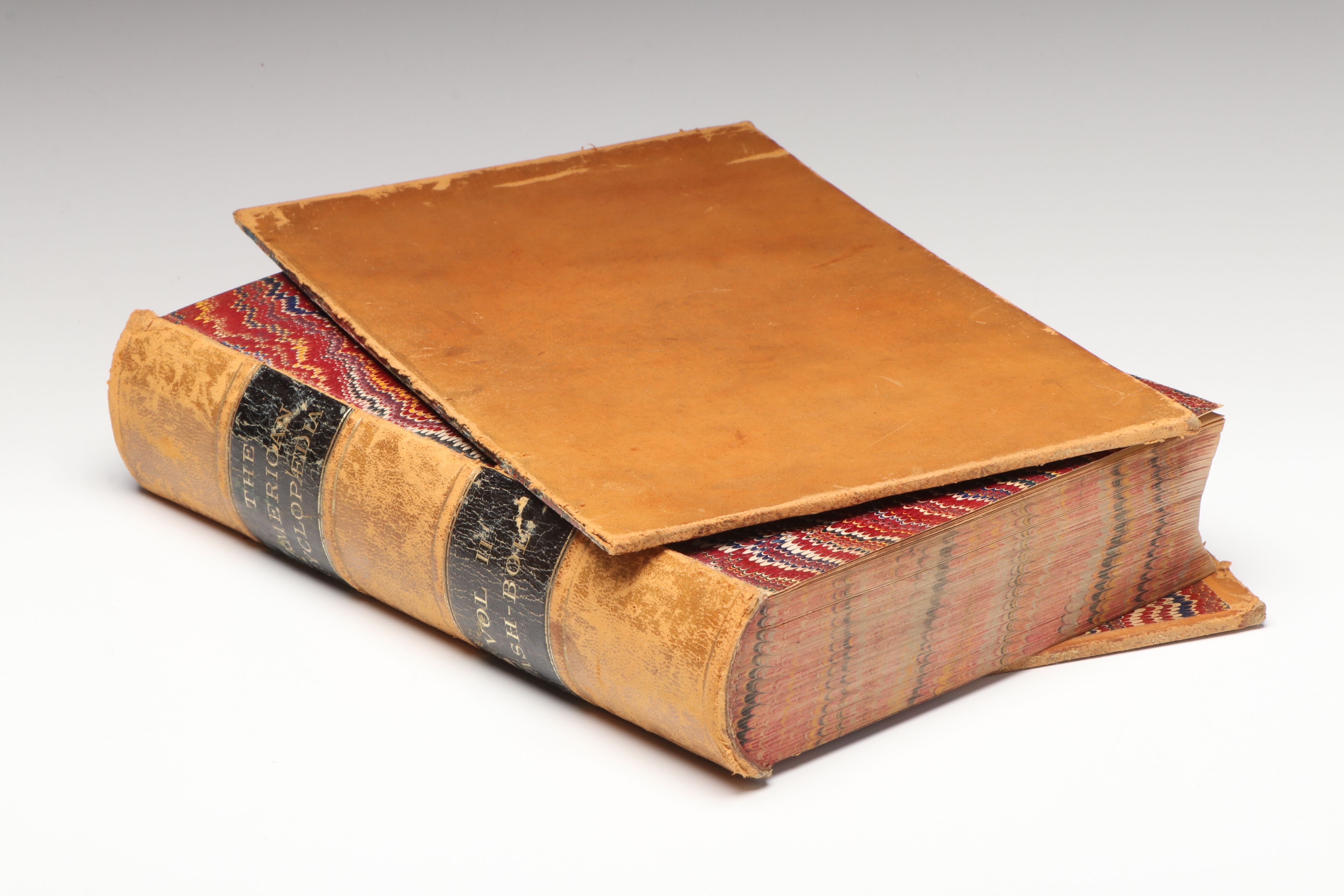 "The American Cyclopaedia" Leather Bound Full Set, 1874