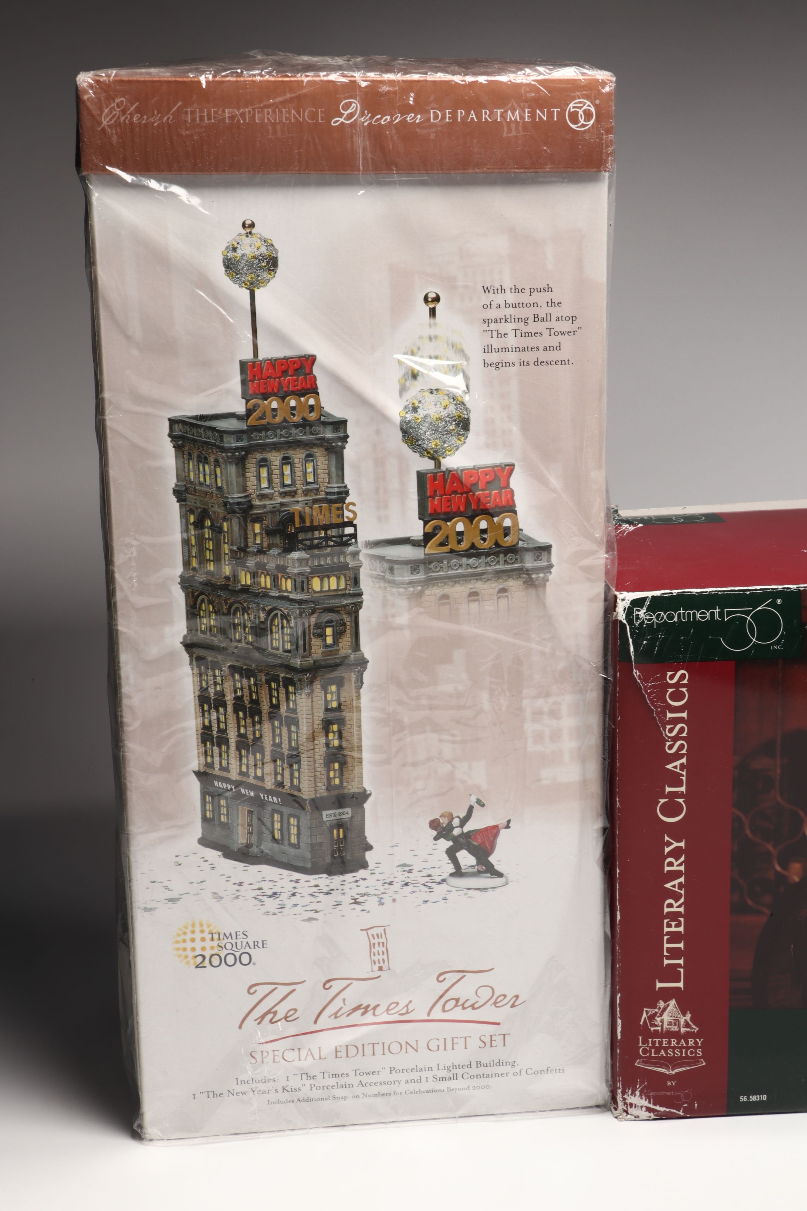 Department 56 Literary Classics and Snow Village Porcelain Sets