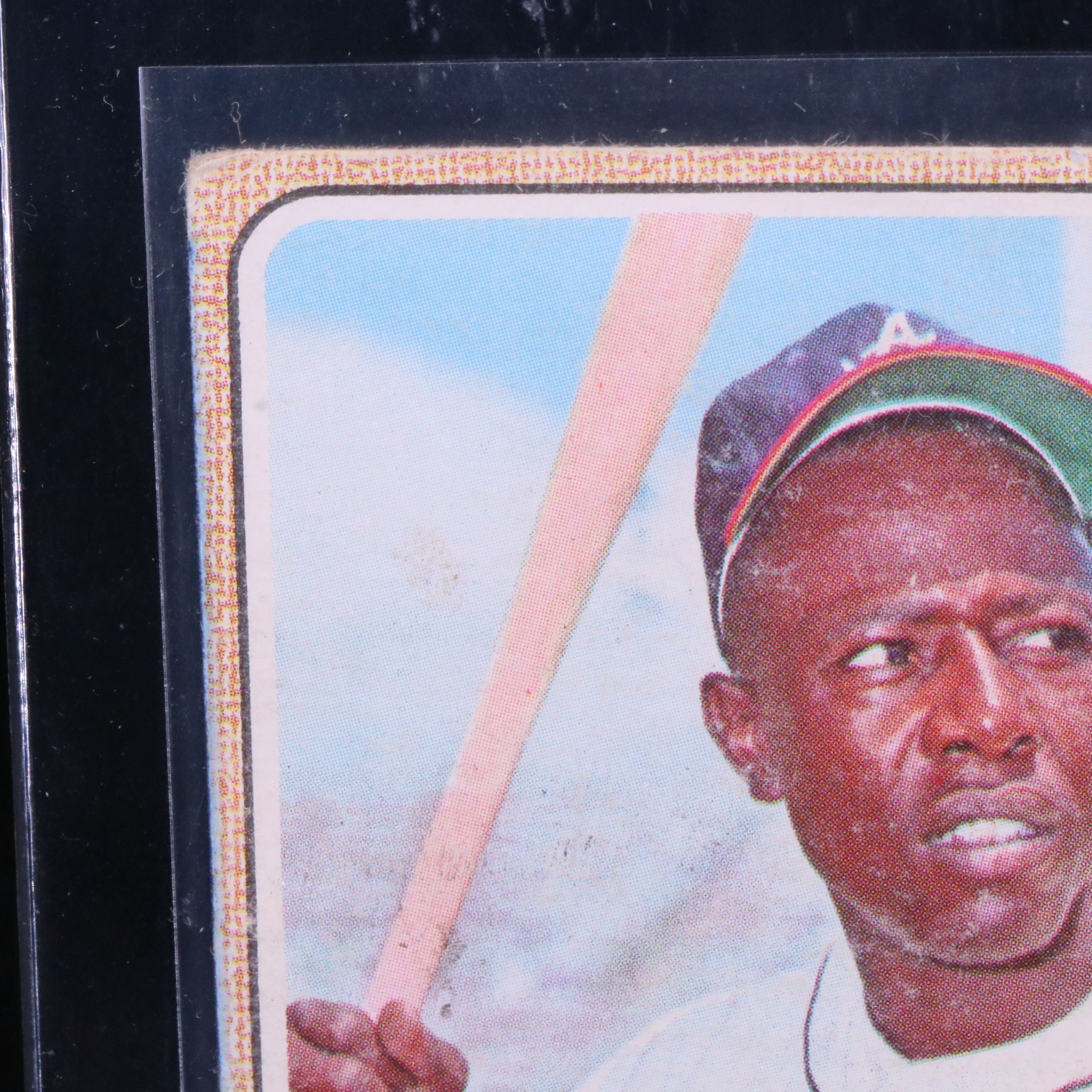 1968 Topps Hank Aaron Atlanta Braves Baseball Card