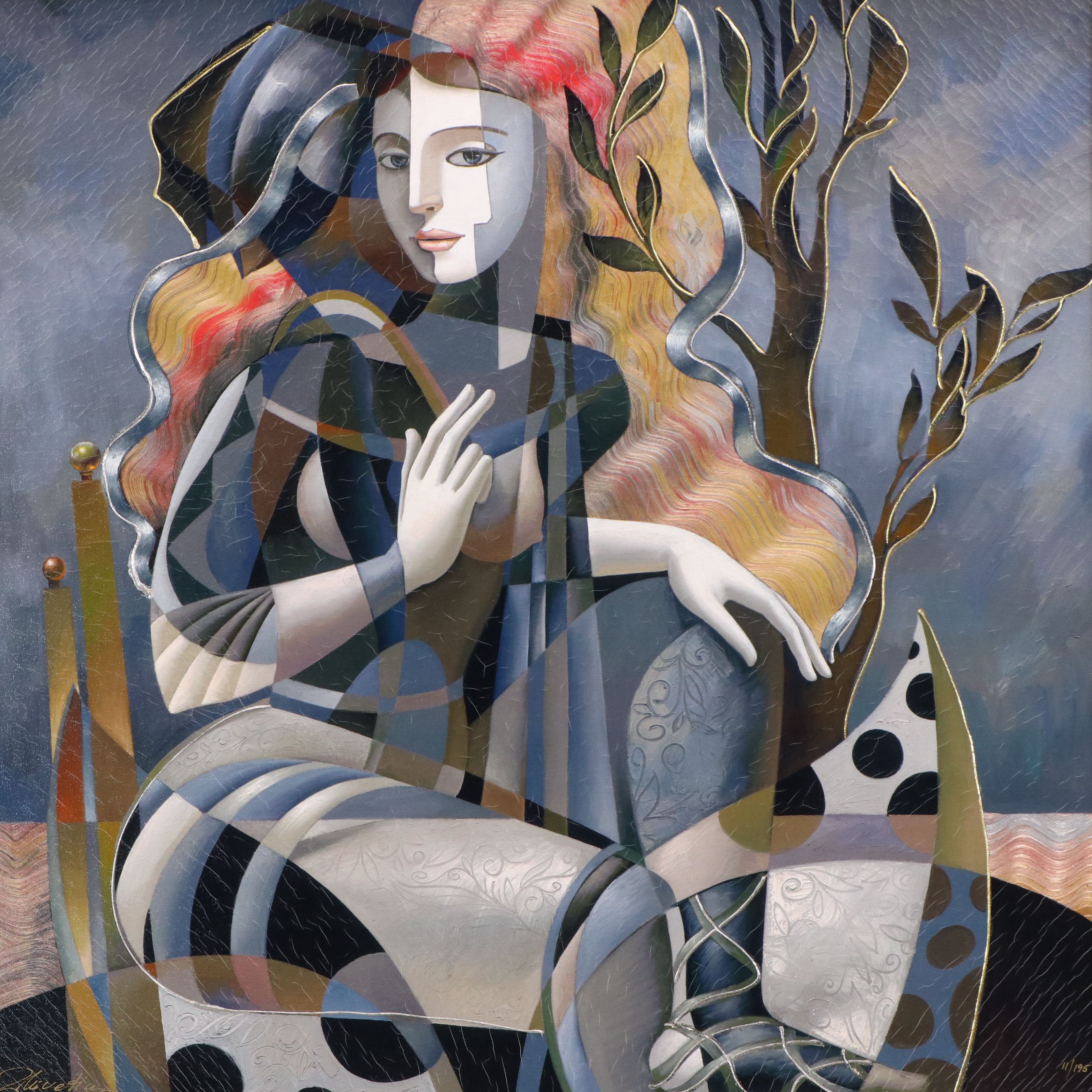 Oleg Zhivetin Offset Lithograph "Waiting For Winter," 2002