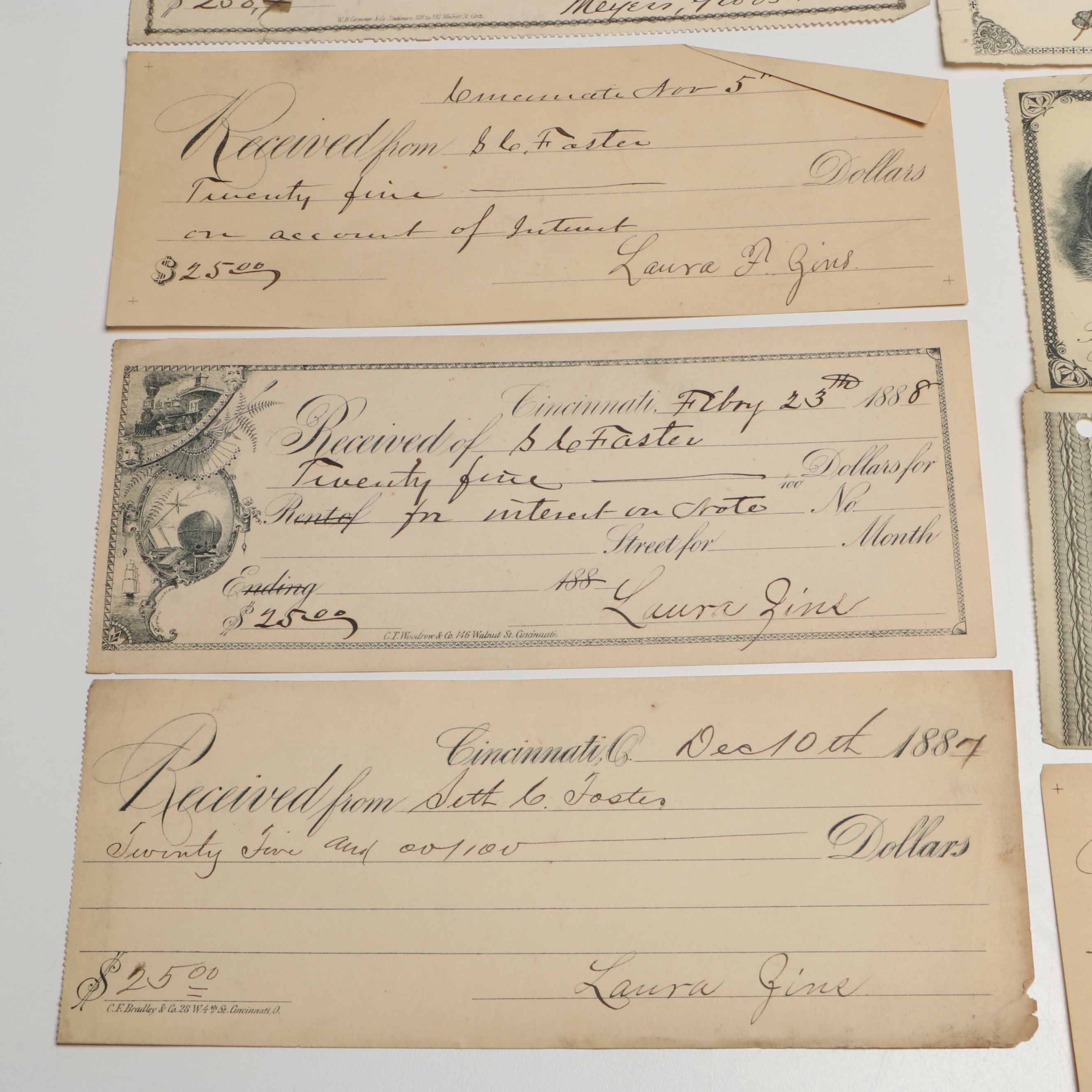 Victorian Cincinnati Checks and More, 1885-1888