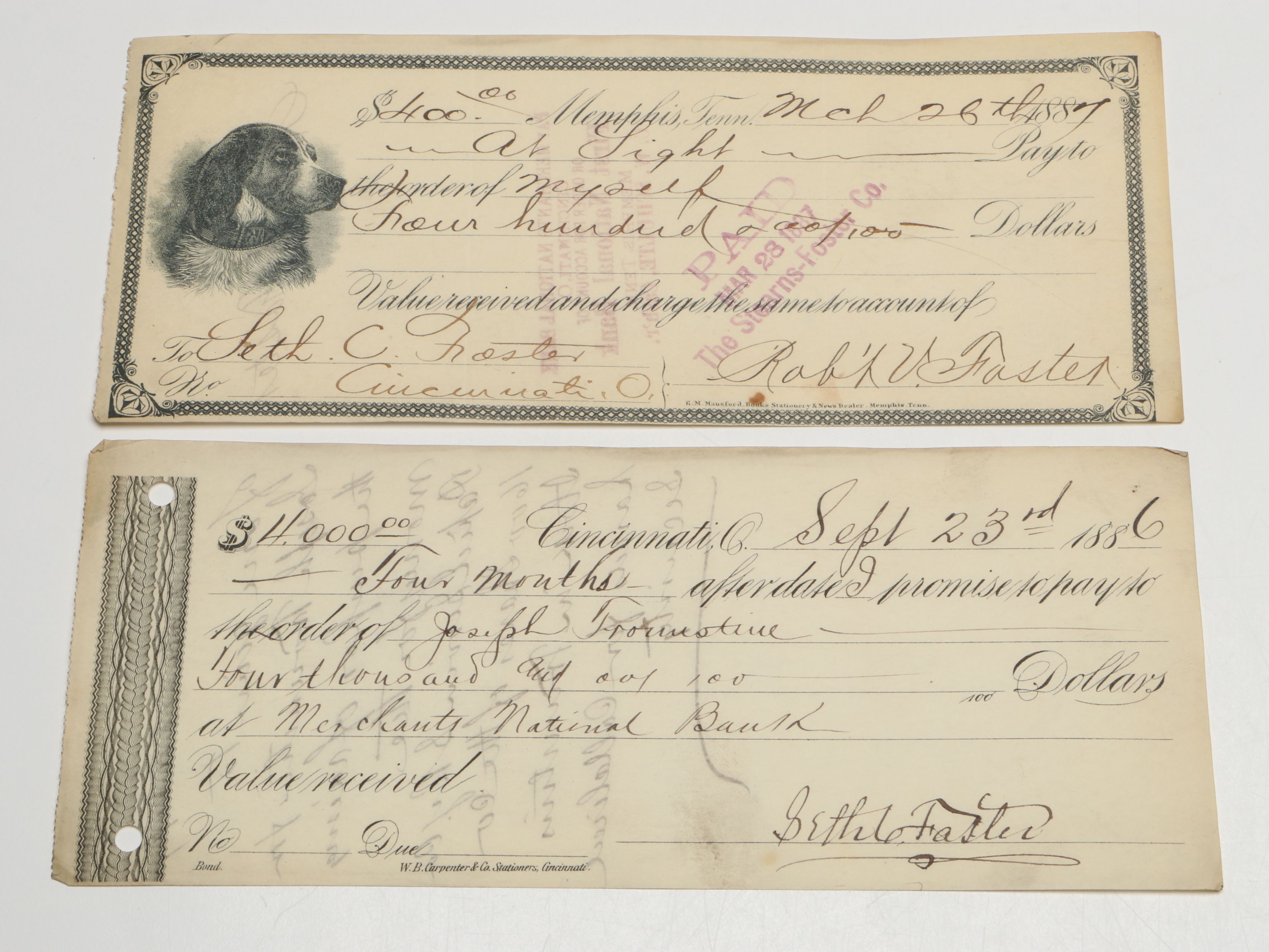 Victorian Cincinnati Checks and More, 1885-1888