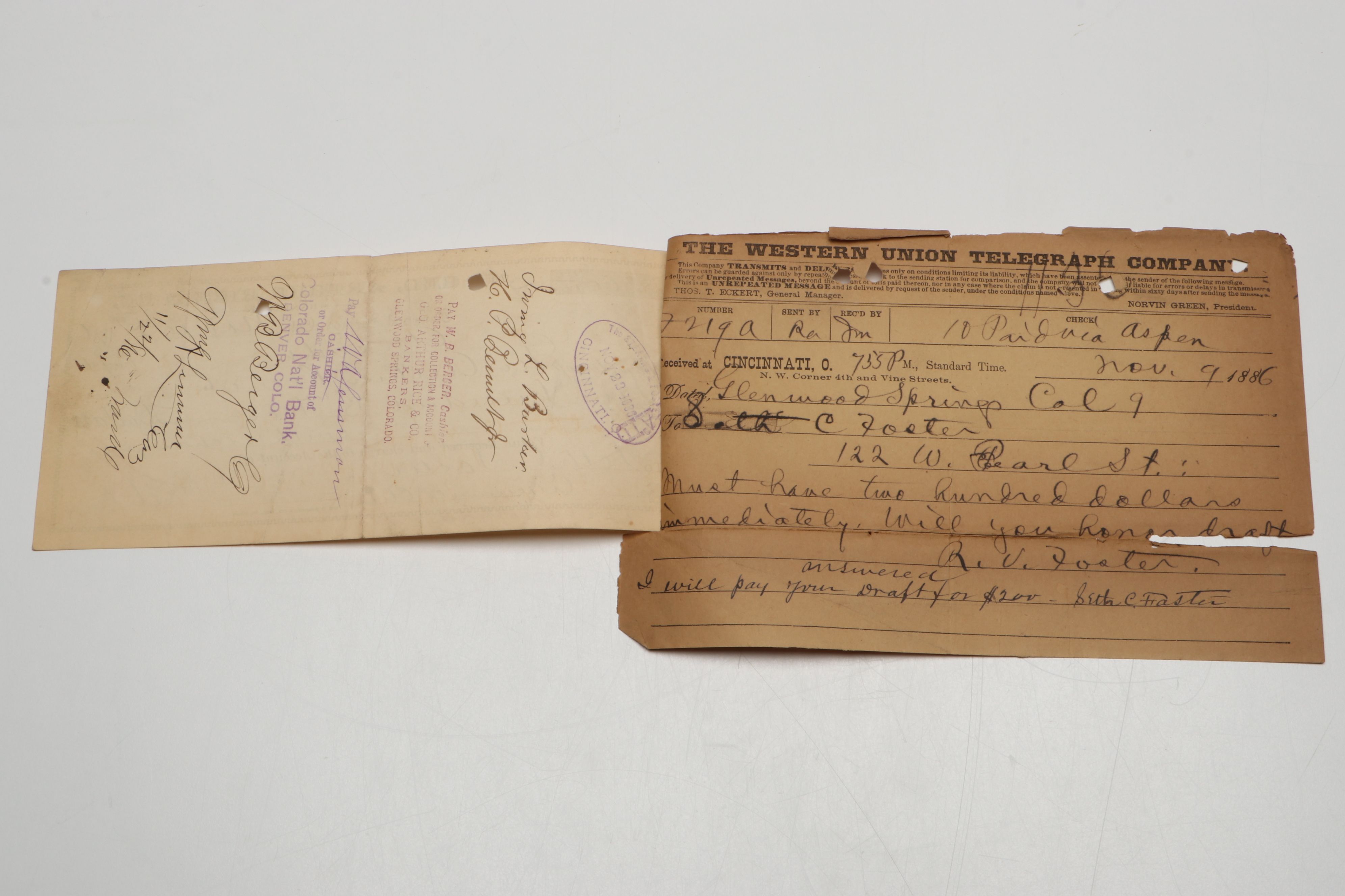 Victorian Cincinnati Checks and More, 1885-1888