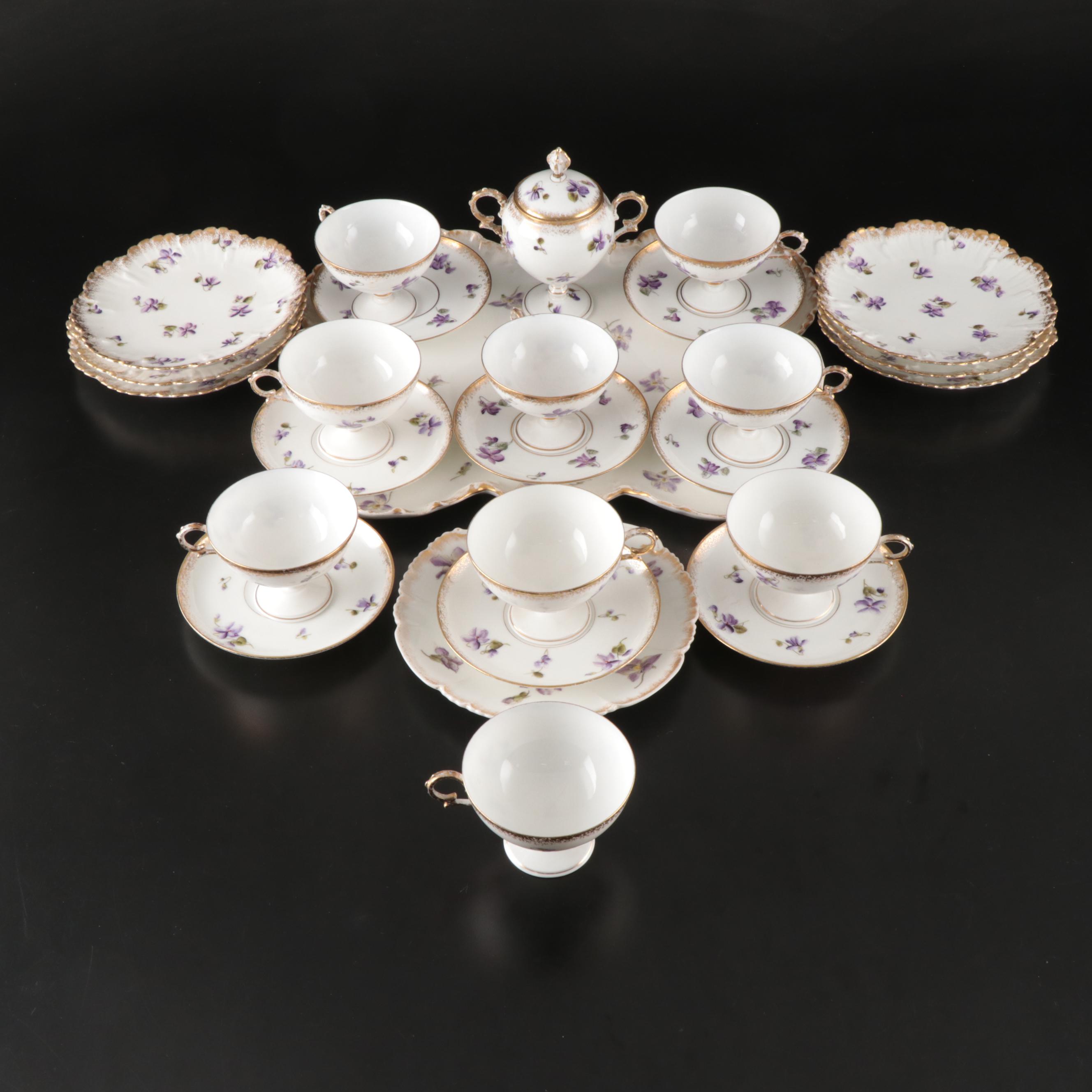 A. Klingenberg and C.H. Field Porcelain Tea Service