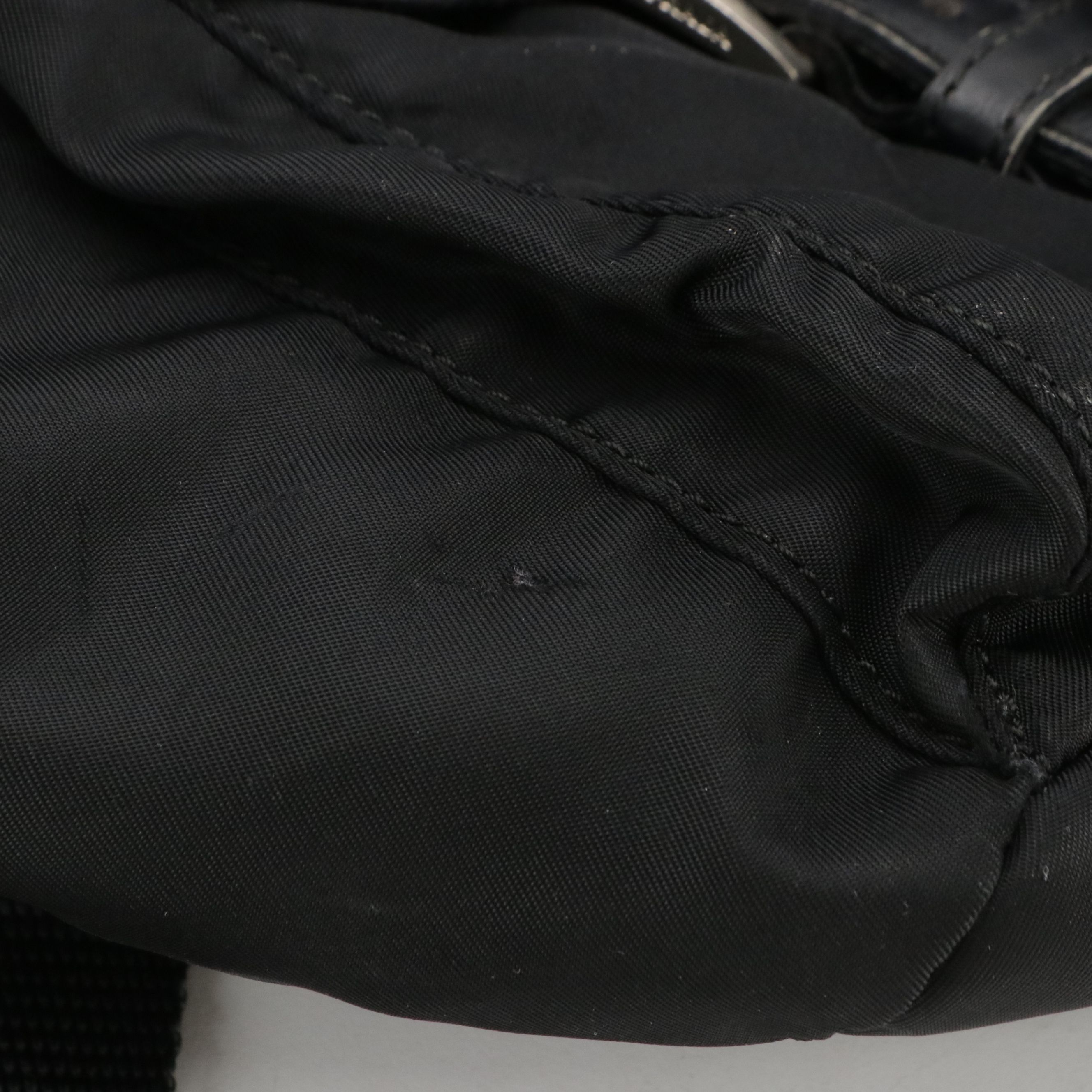 Prada Double Pocket Rucksack Backpack in Black Tessuto Nylon and Leather