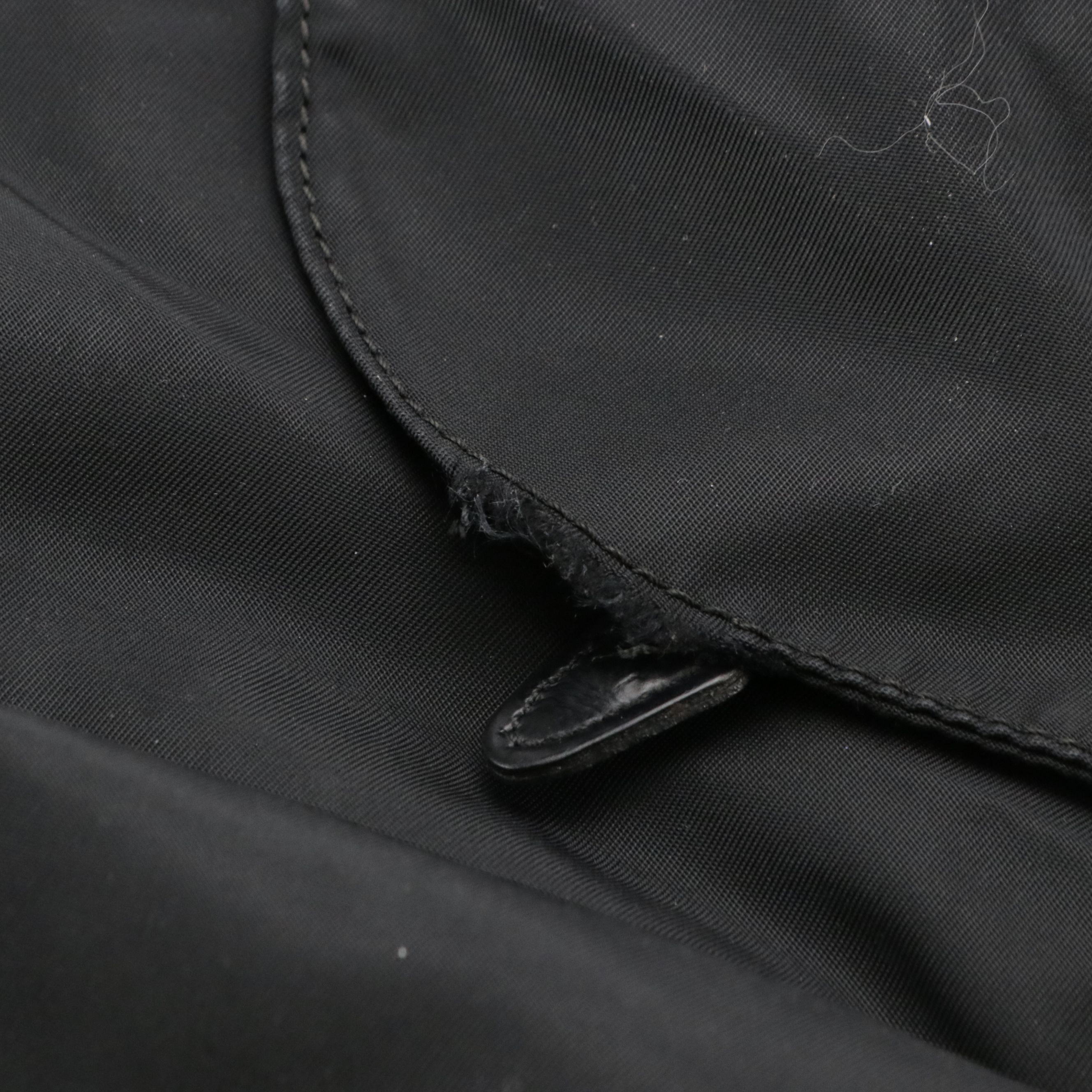 Prada Double Pocket Rucksack Backpack in Black Tessuto Nylon and Leather