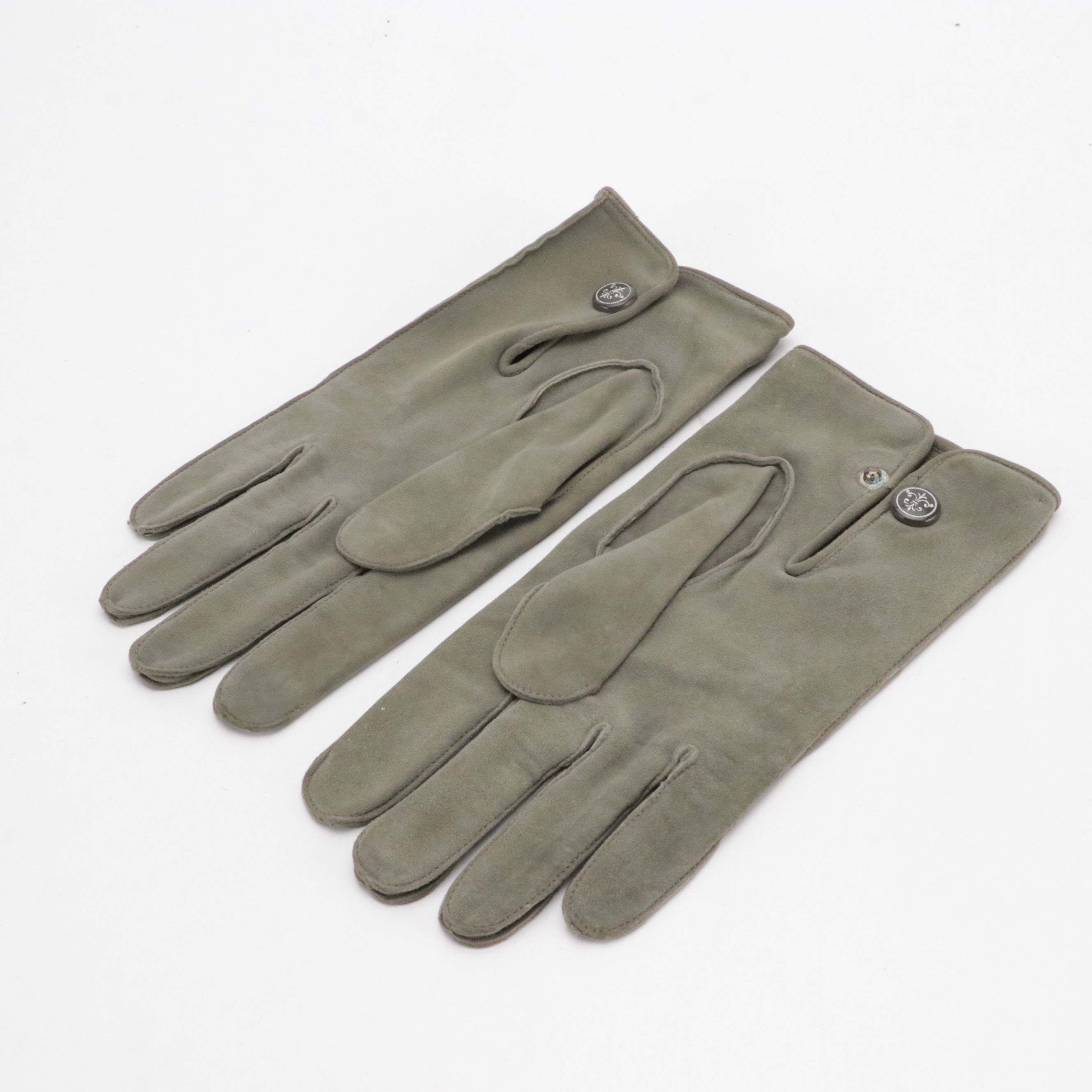 BSA Red Wool Beret, Moroccan Leather Gloves, and Floppy Velvet Bucket Hat