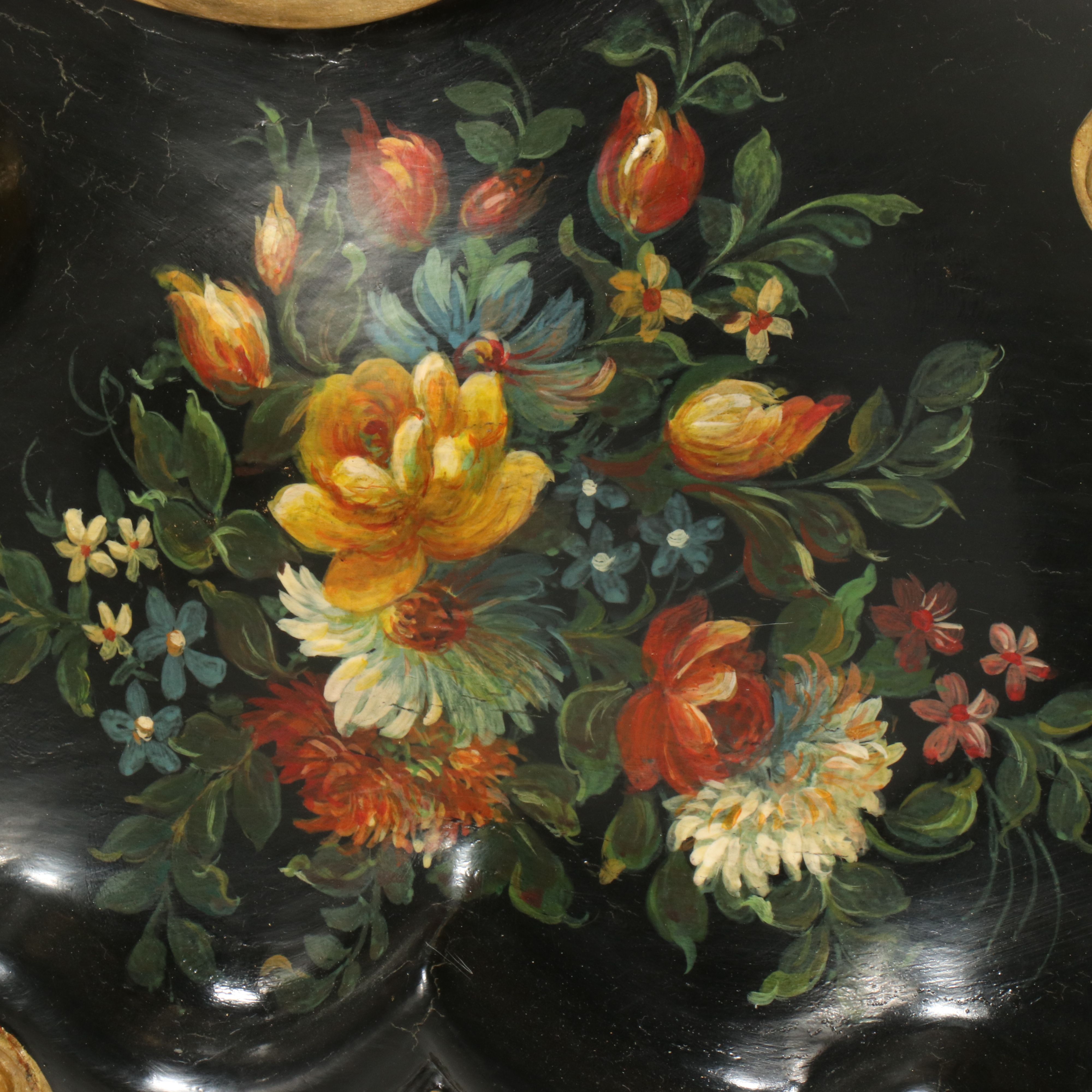 Chinoiserie Style Ornate Wall Mirror, Late 20th Century