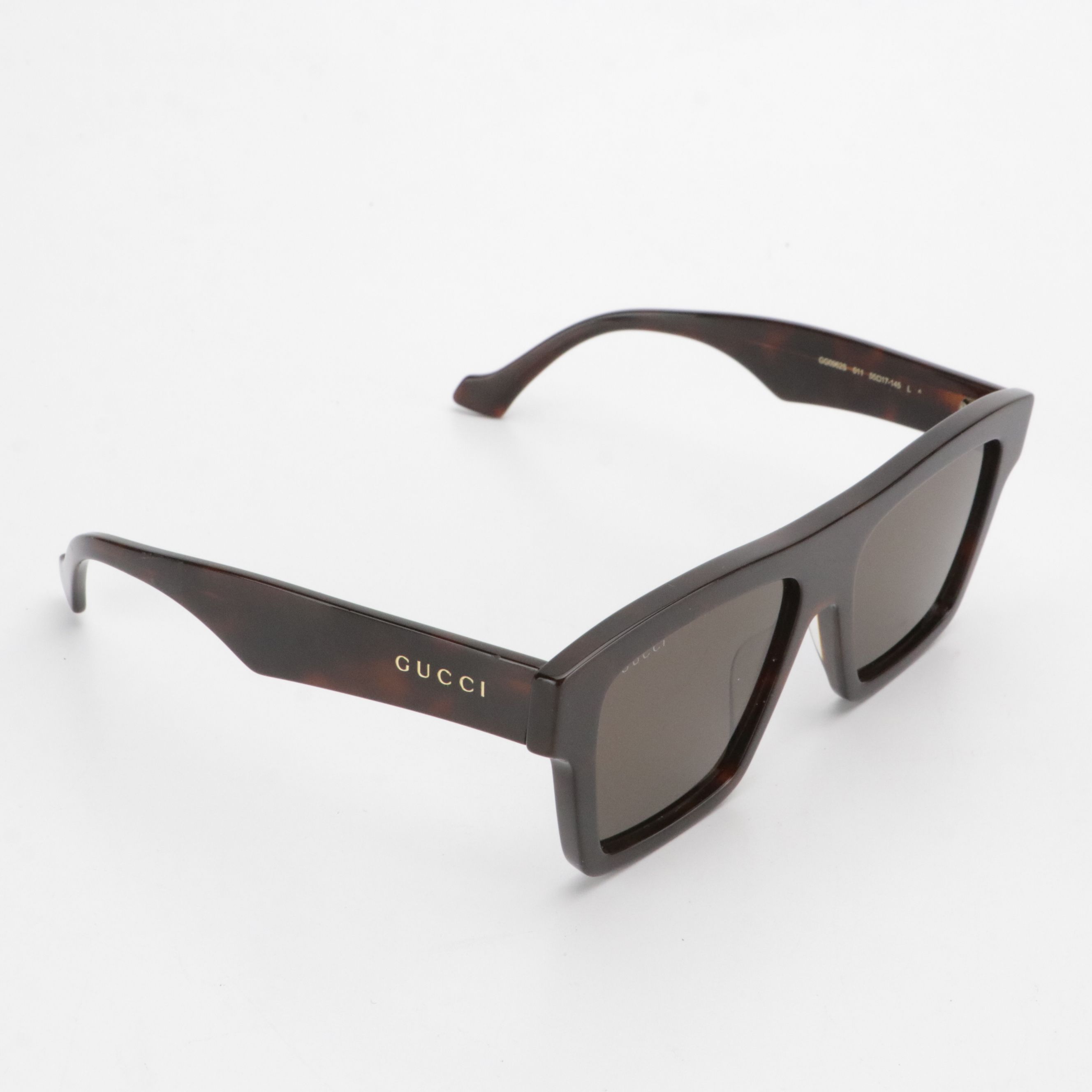 Gucci GG0962S 011 Dark Havana Oversized Square Sunglasses