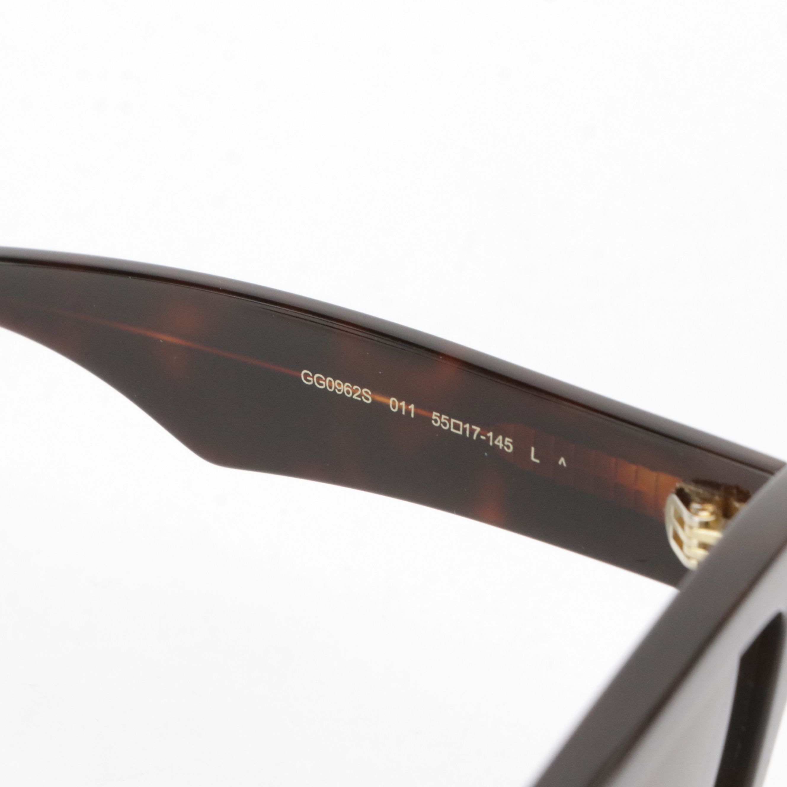 Gucci GG0962S 011 Dark Havana Oversized Square Sunglasses