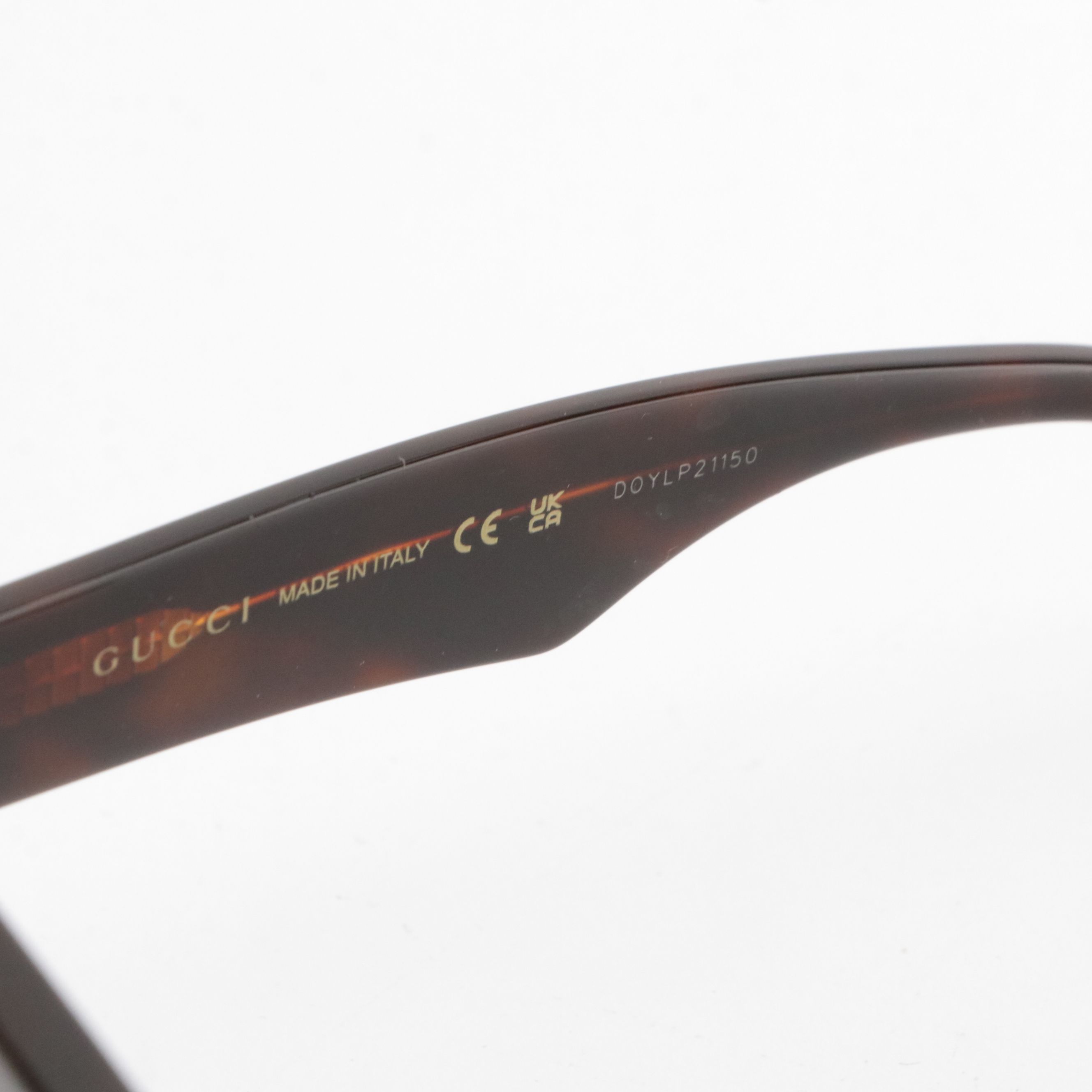 Gucci GG0962S 011 Dark Havana Oversized Square Sunglasses