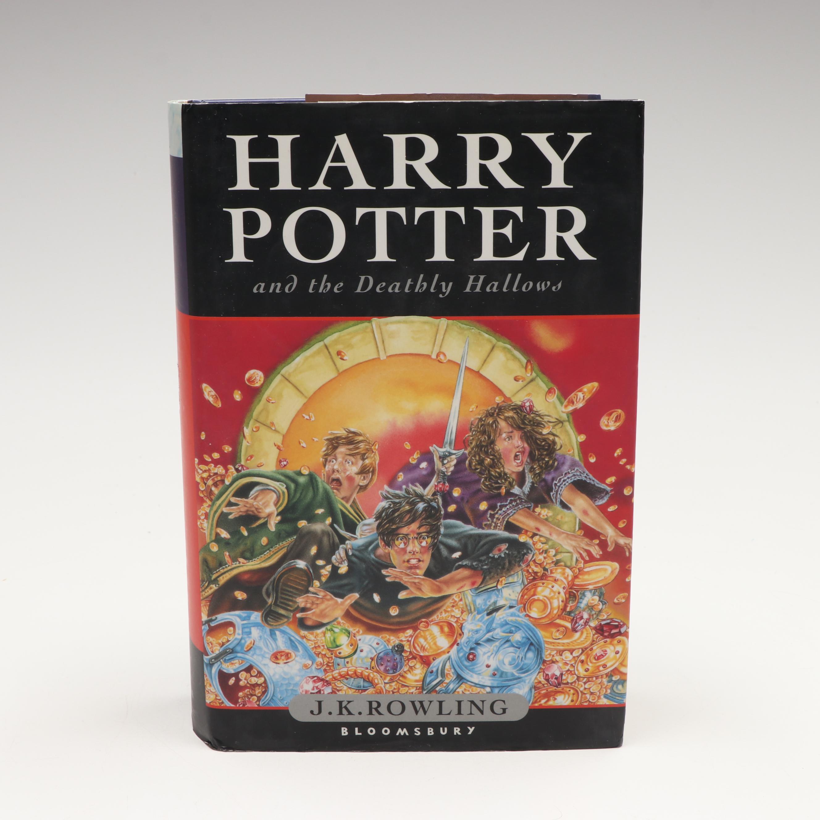 First UK Edition "Harry Potter and the Deathly Hallows" by J. K. Rowling