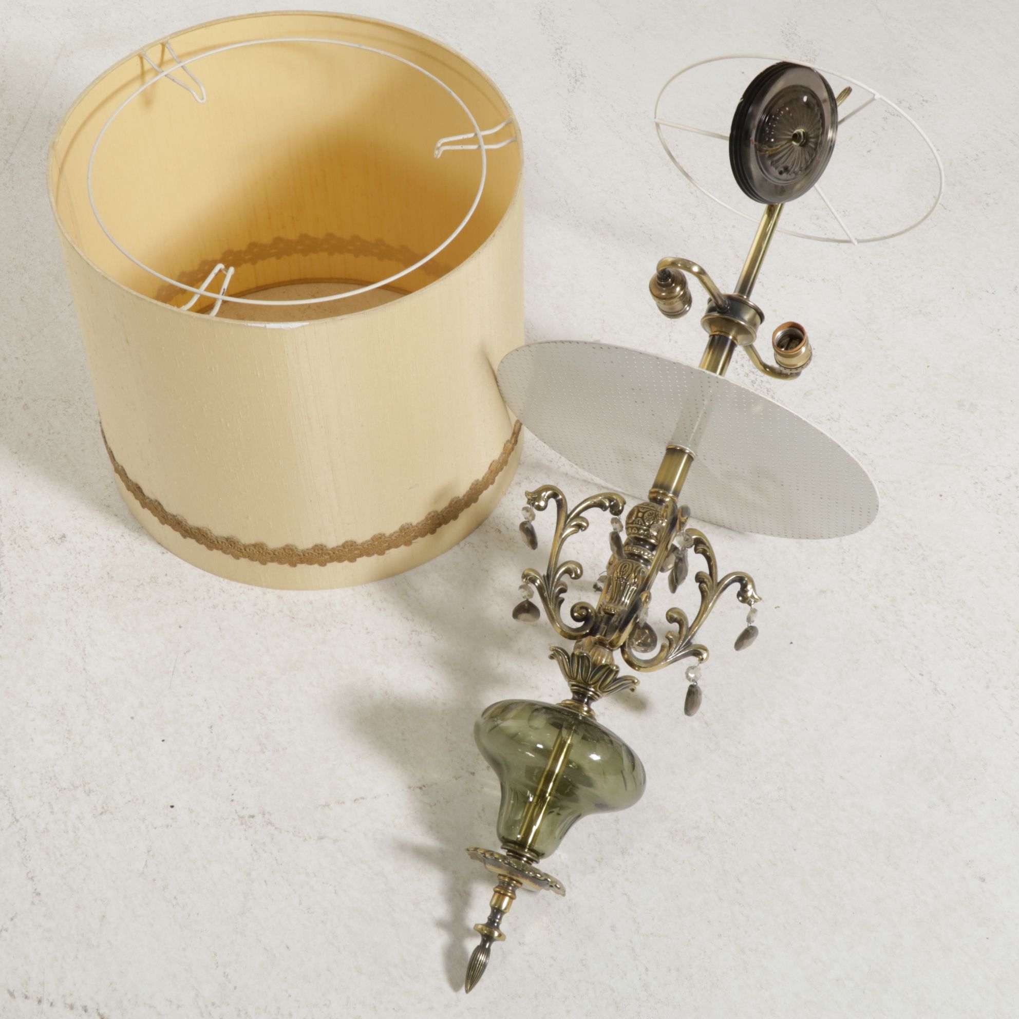 Hollywood Regency Pendant Lamp, Mid-20th Century