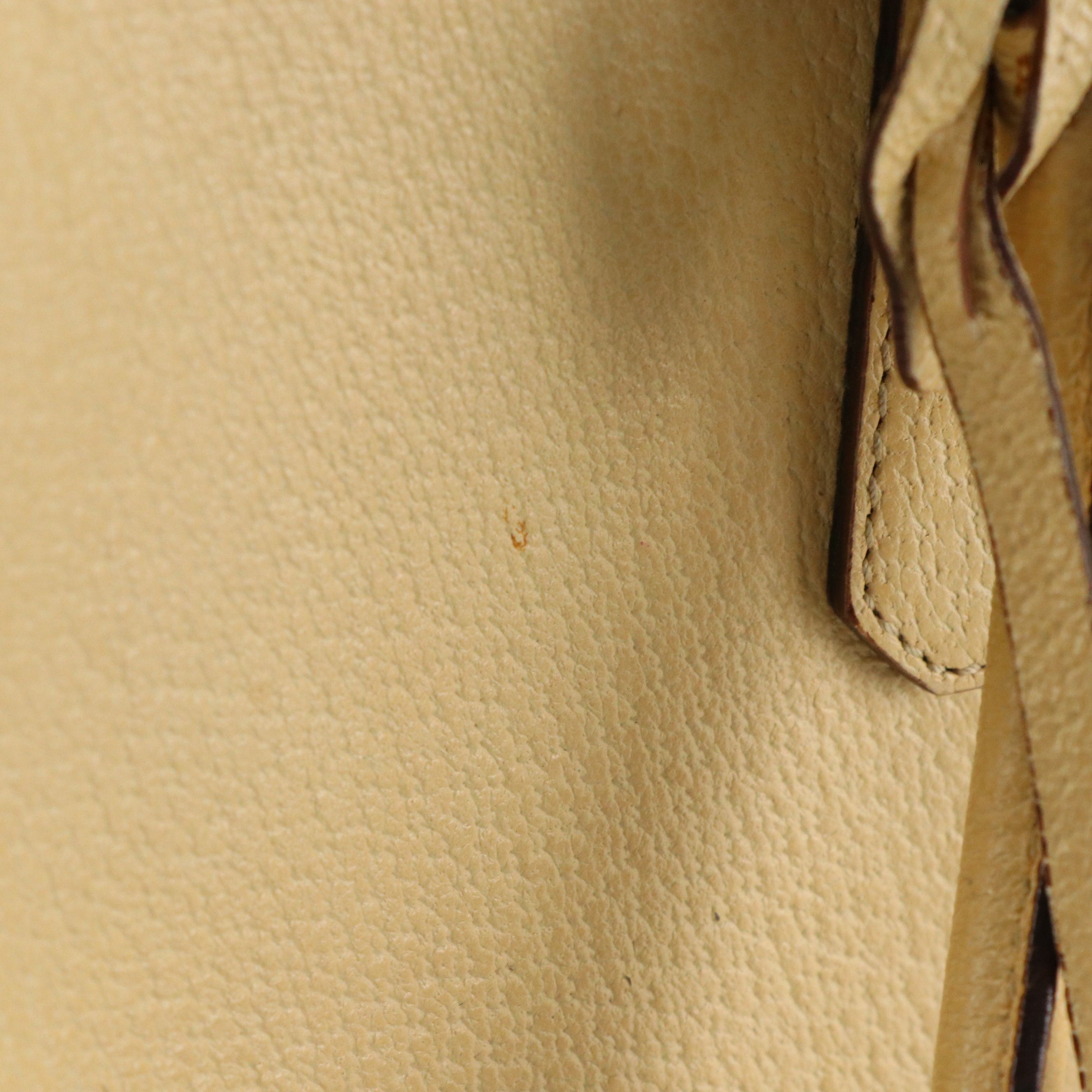 Prada Bowler Shoulder Bag in Vanilla Grained Leather